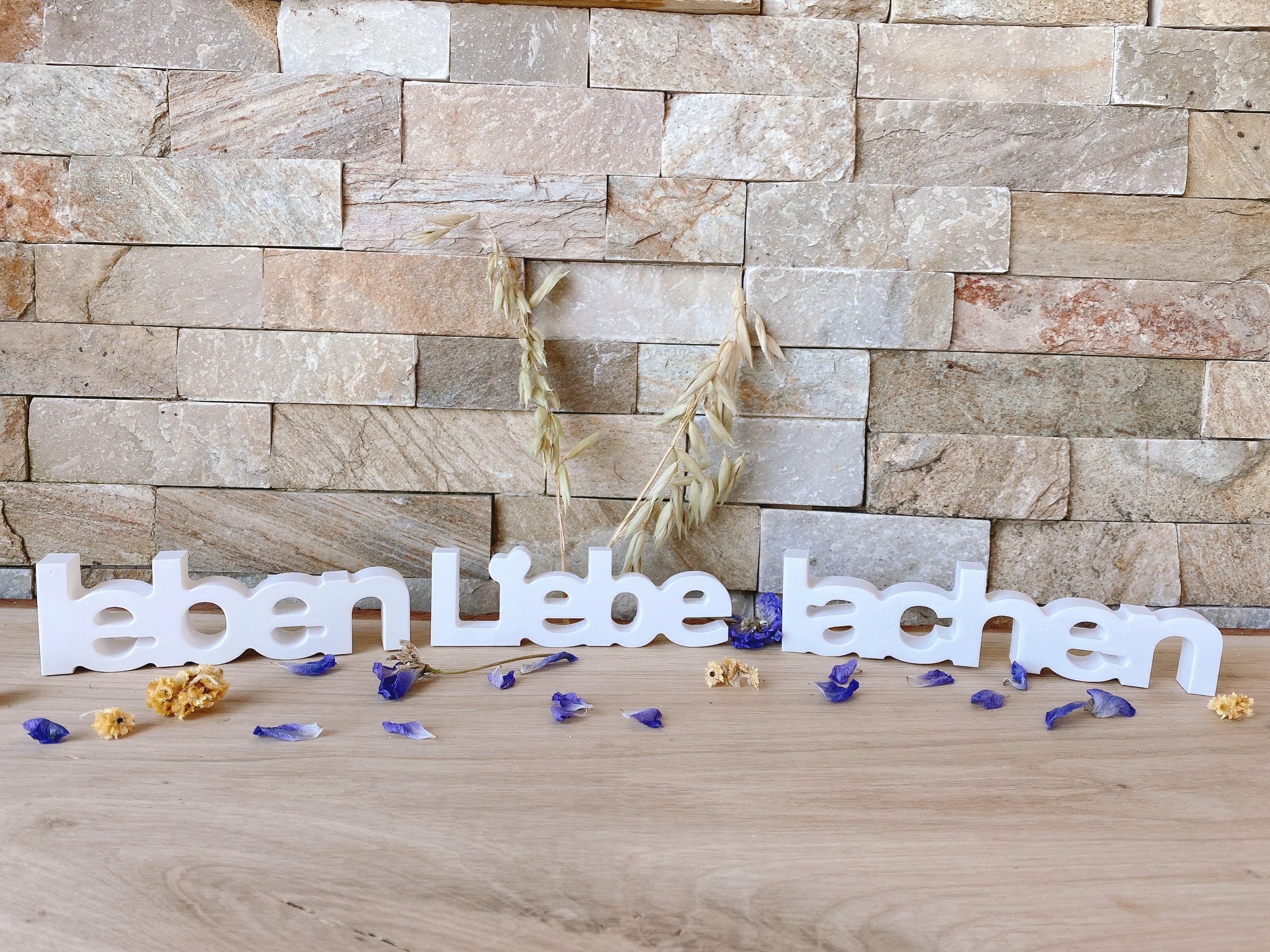 Silikon - Giessform - Lachen Schriftzug-