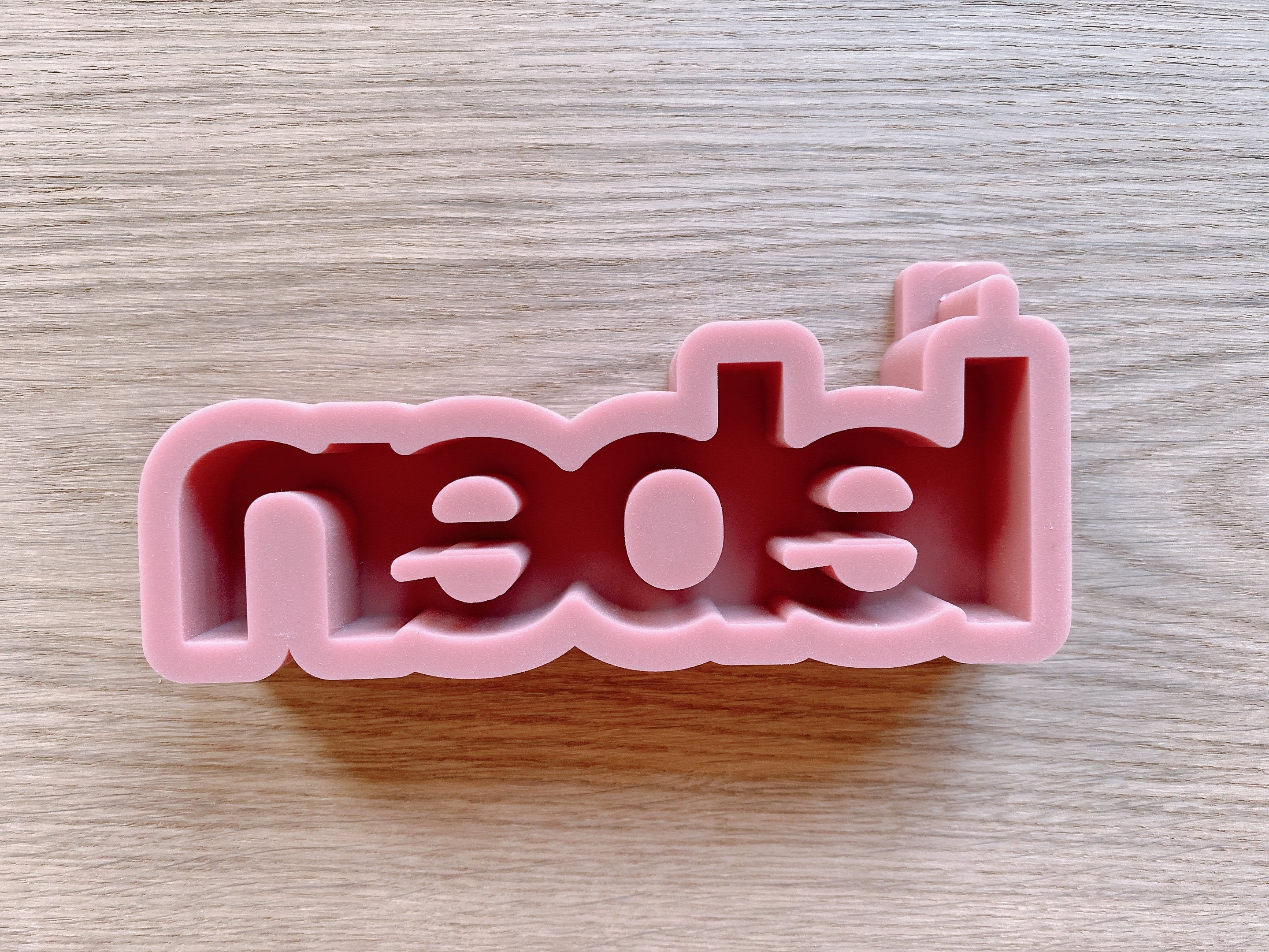 Silikon - Giessform - Leben Schriftzug-