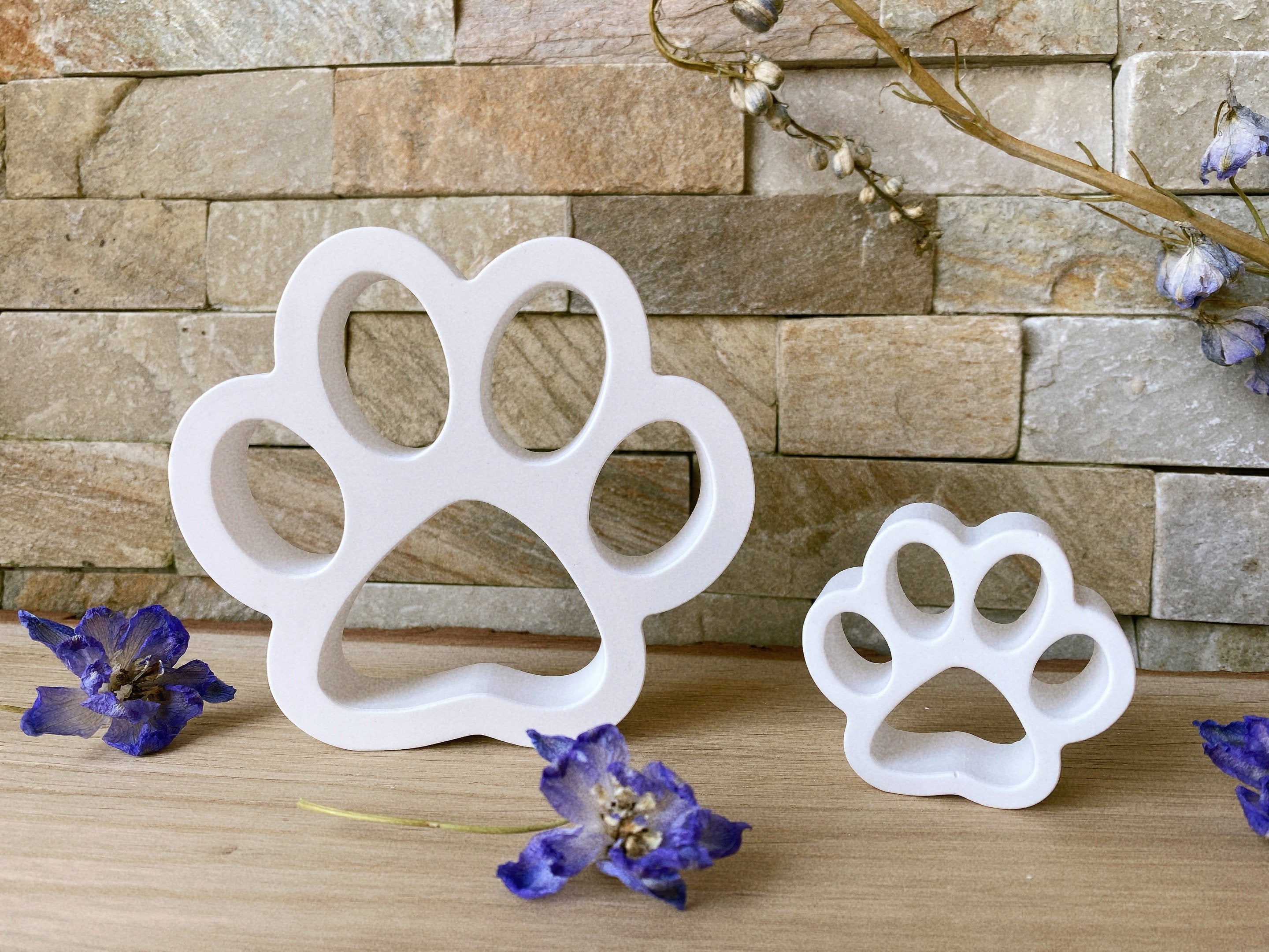 Silikon - Giessform - Tierpfote - Katzenpfote - Hundepfote -