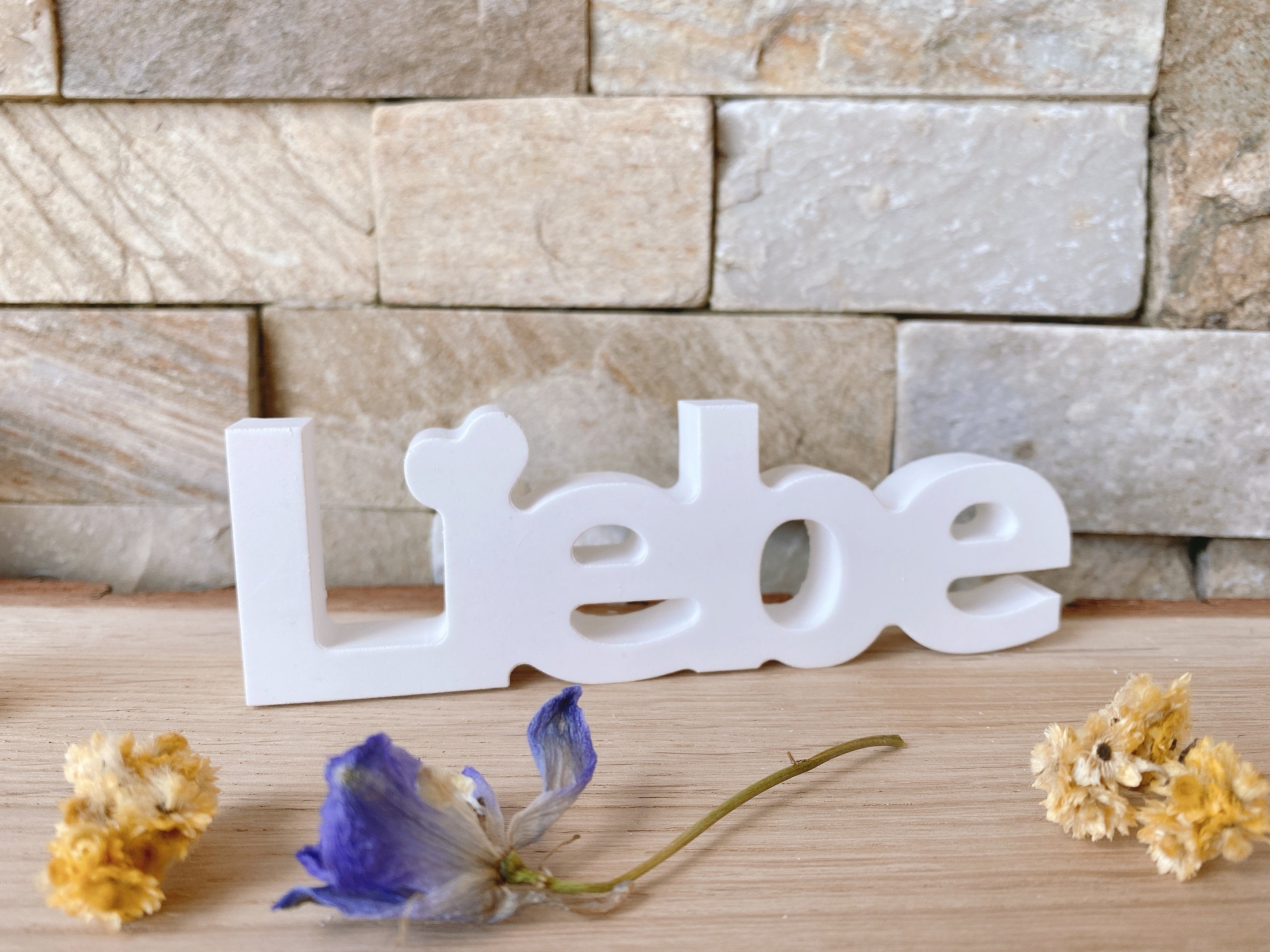 Silikon - Giessform - Liebe Schriftzug-