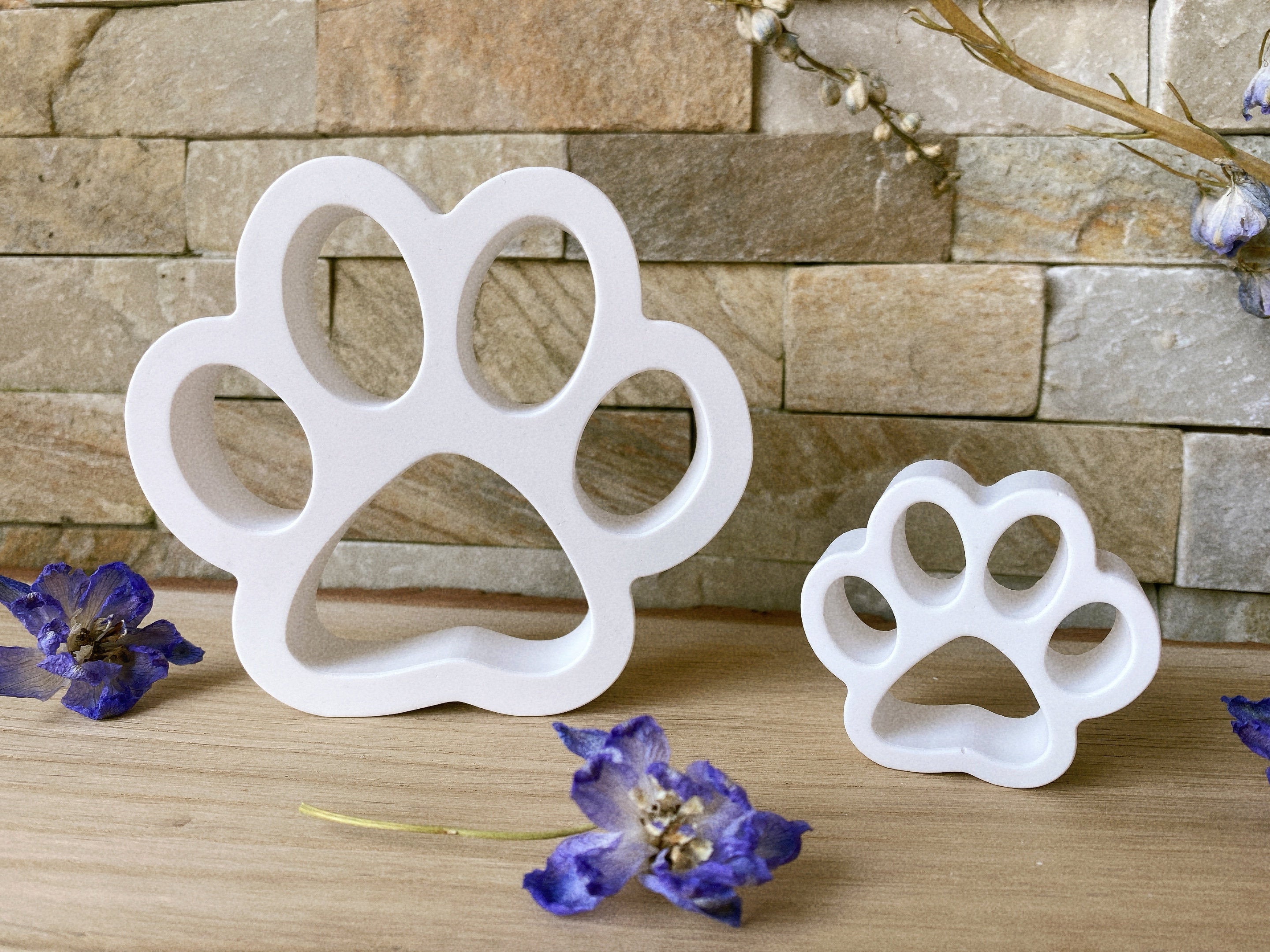 Silikon - Giessform - Tierpfote - Katzenpfote - Hundepfote -