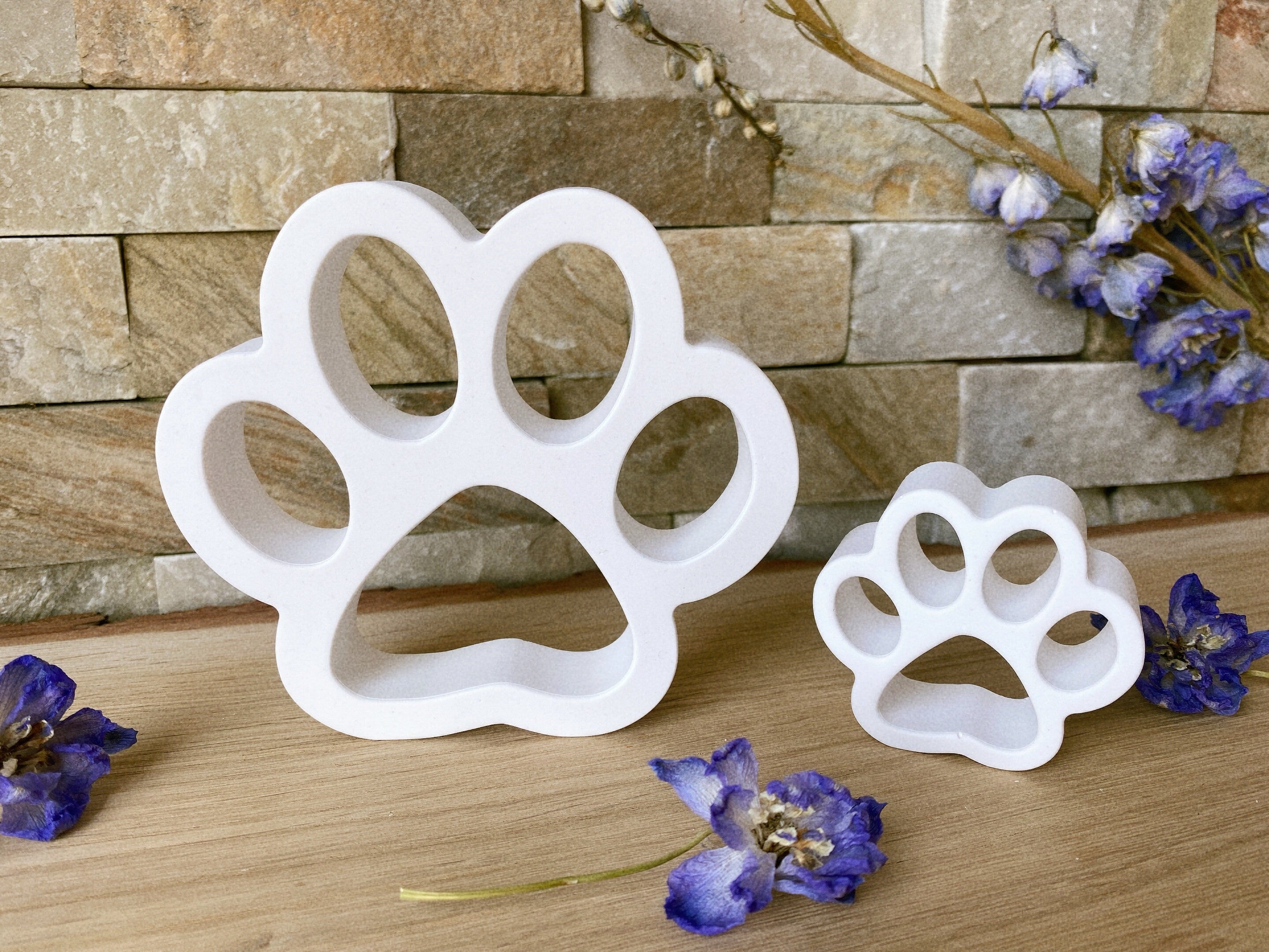 Silikon - Giessform - Tierpfote - Katzenpfote - Hundepfote -