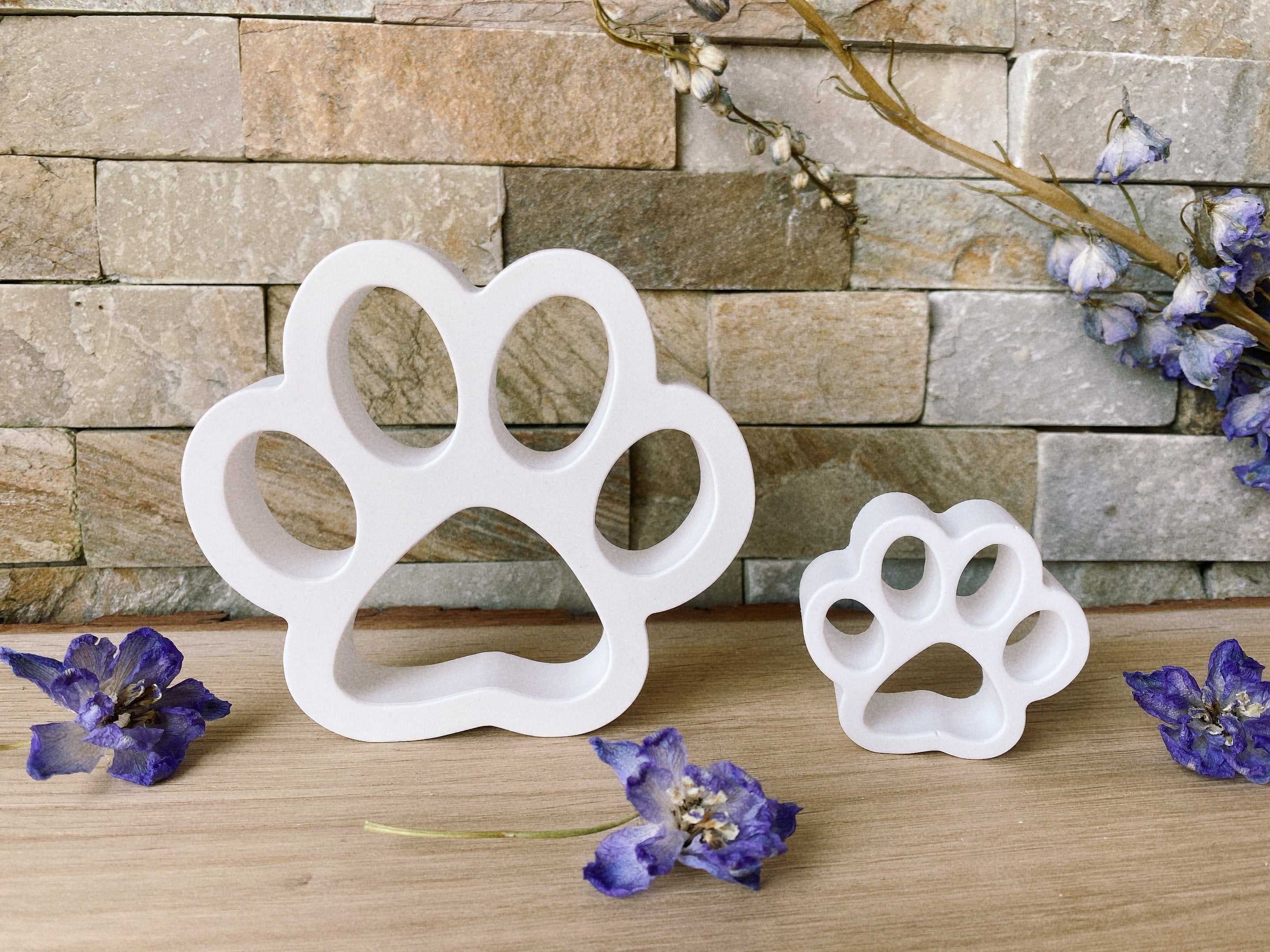 Silikon - Giessform - Tierpfote - Katzenpfote - Hundepfote -
