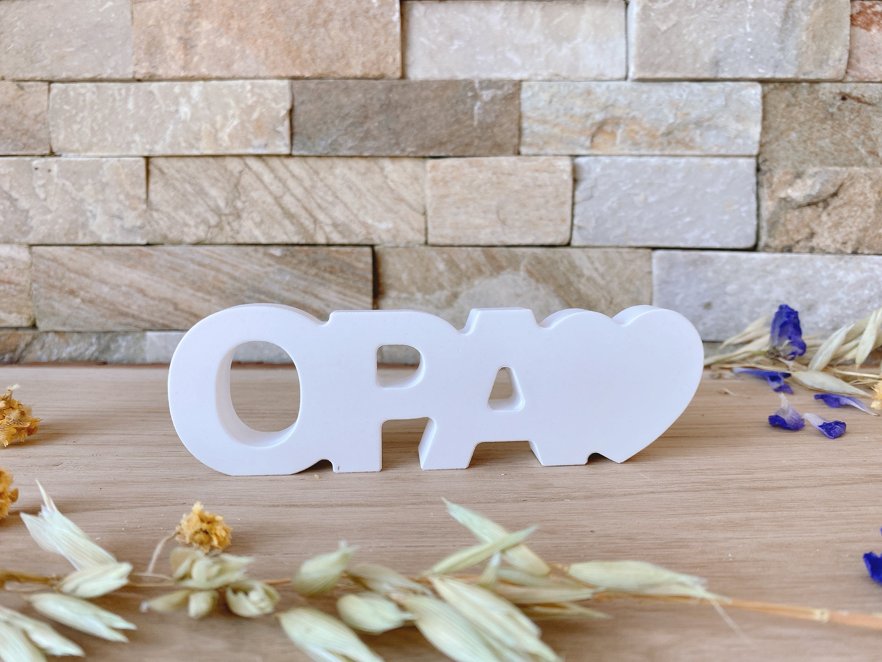 Silikon - Gießform - OPA Schriftzug-