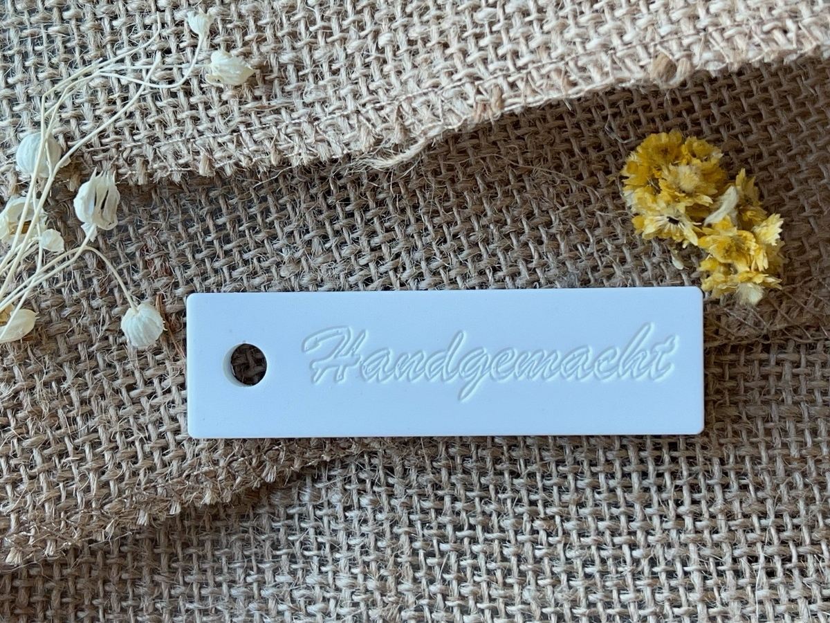 Silikon Gießform Verkaufsanhänger Anhänger Personalisiert Handgemacht 4er Set – Schrift