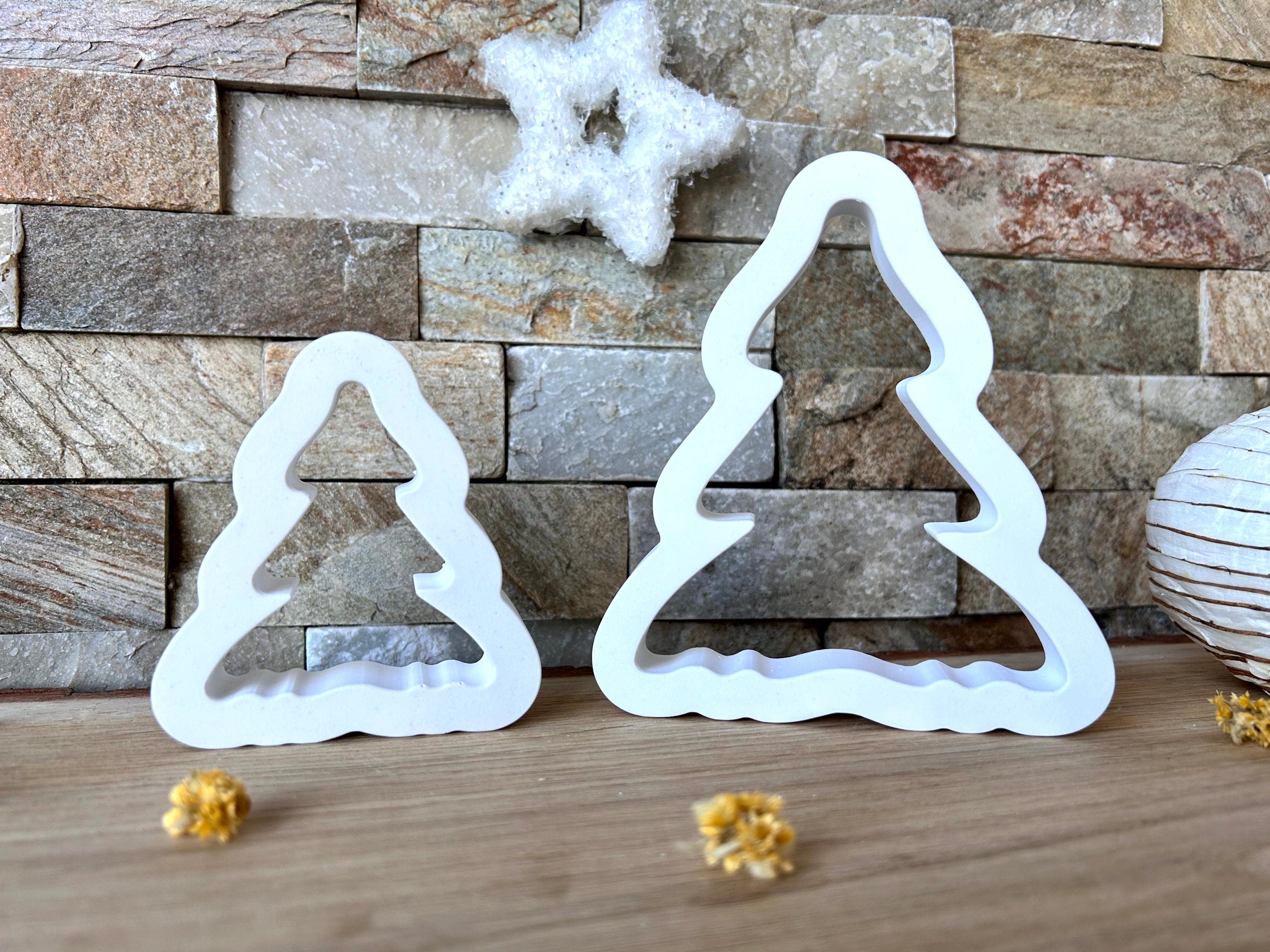 Silikon - Giessform - Tannenbaum offen 2 - Weihnachtsbaum -