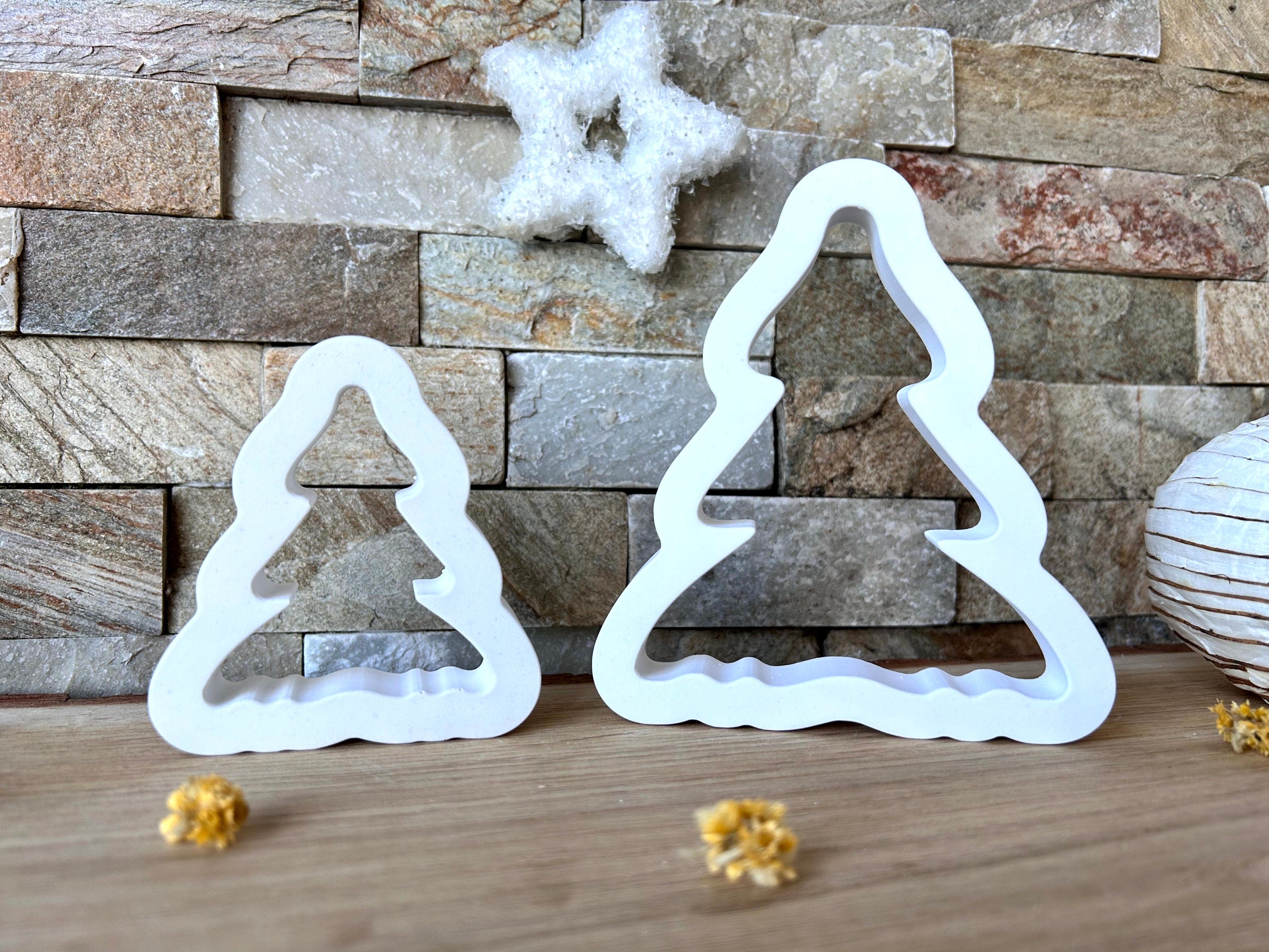 Silikon - Giessform - Tannenbaum offen 2 - Weihnachtsbaum -