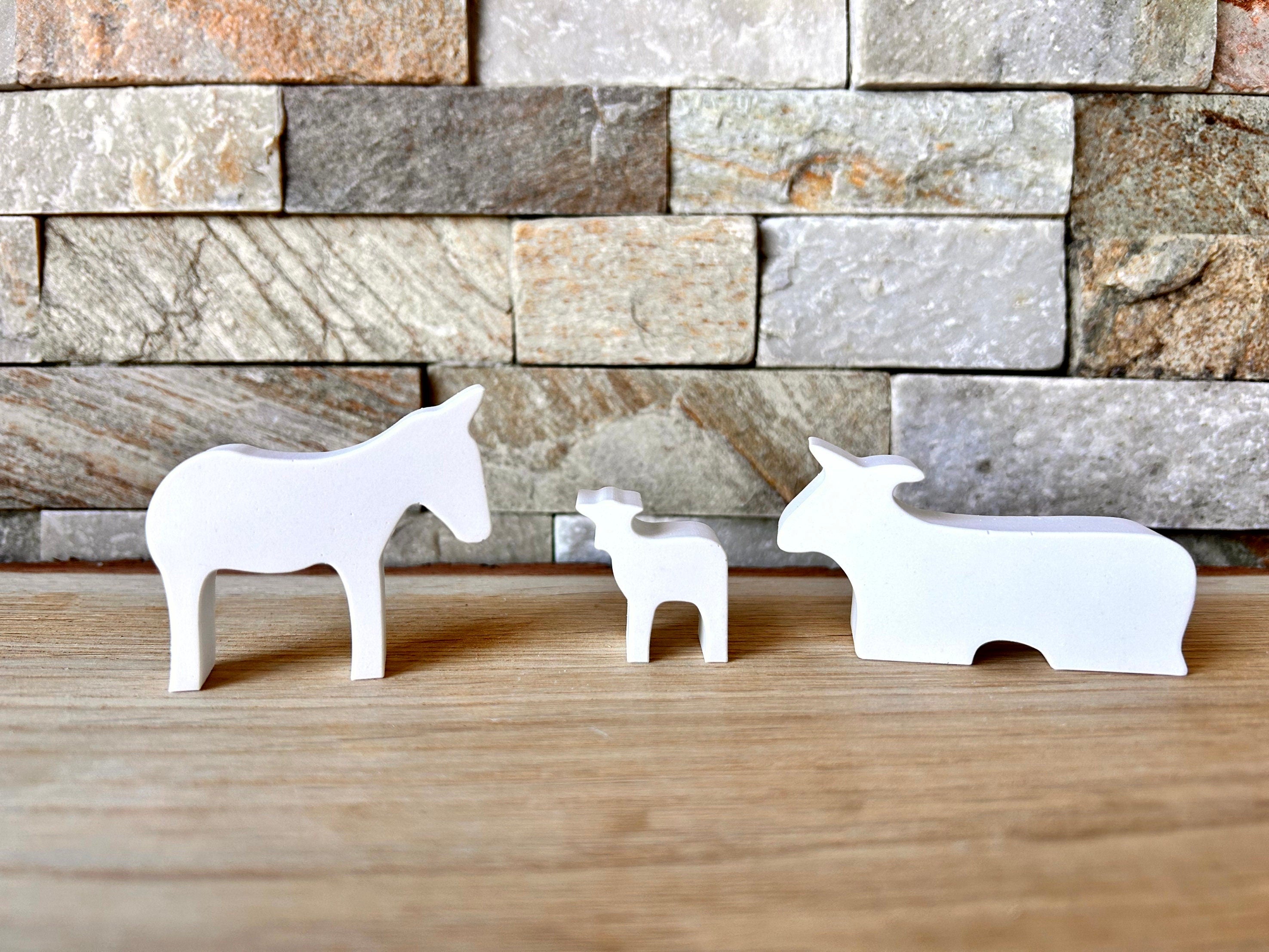 Silikon - Gießform - Weihnachtskrippe - Krippe - Weihnachten -