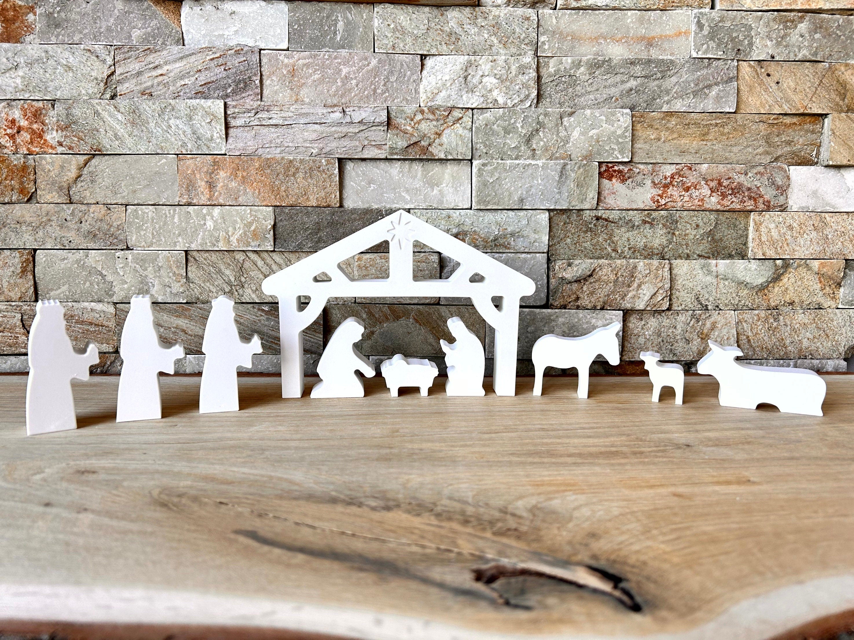 Silikon - Gießform - Weihnachtskrippe - Krippe - Weihnachten -