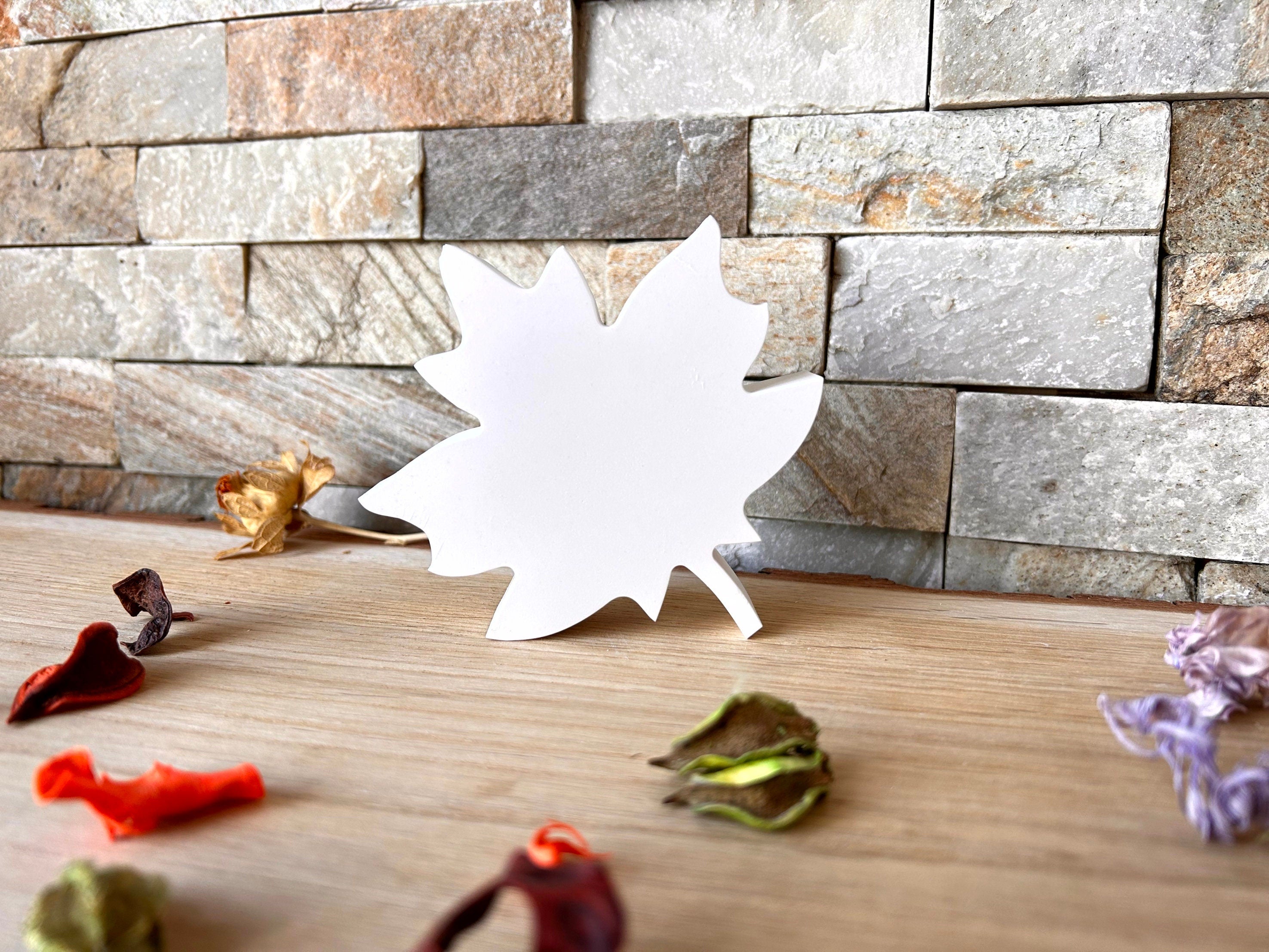 Silikon - Giessform - Blatt -