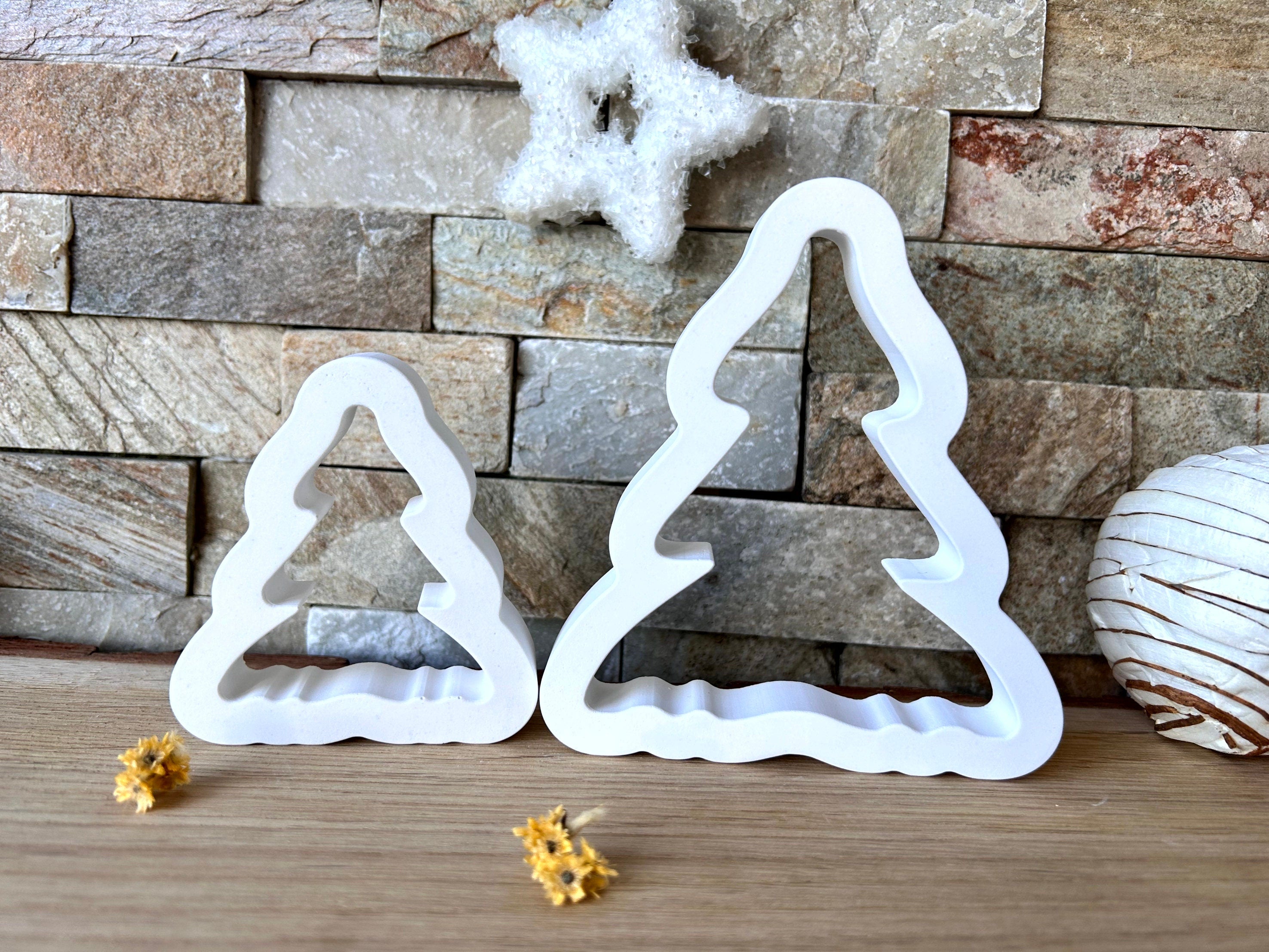 Silikon - Giessform - Tannenbaum offen 2 - Weihnachtsbaum -