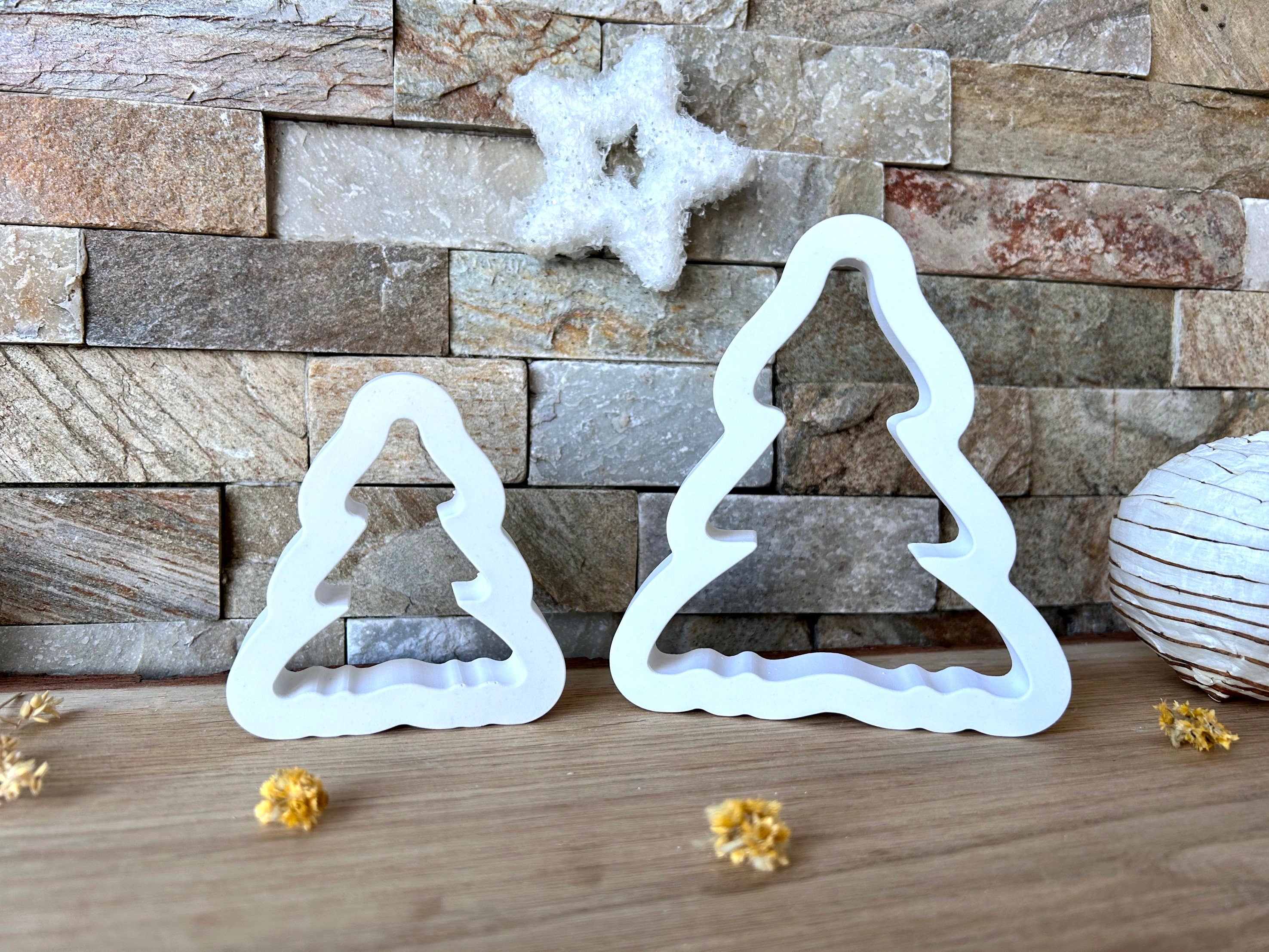 Silikon - Giessform - Tannenbaum offen 2 - Weihnachtsbaum -