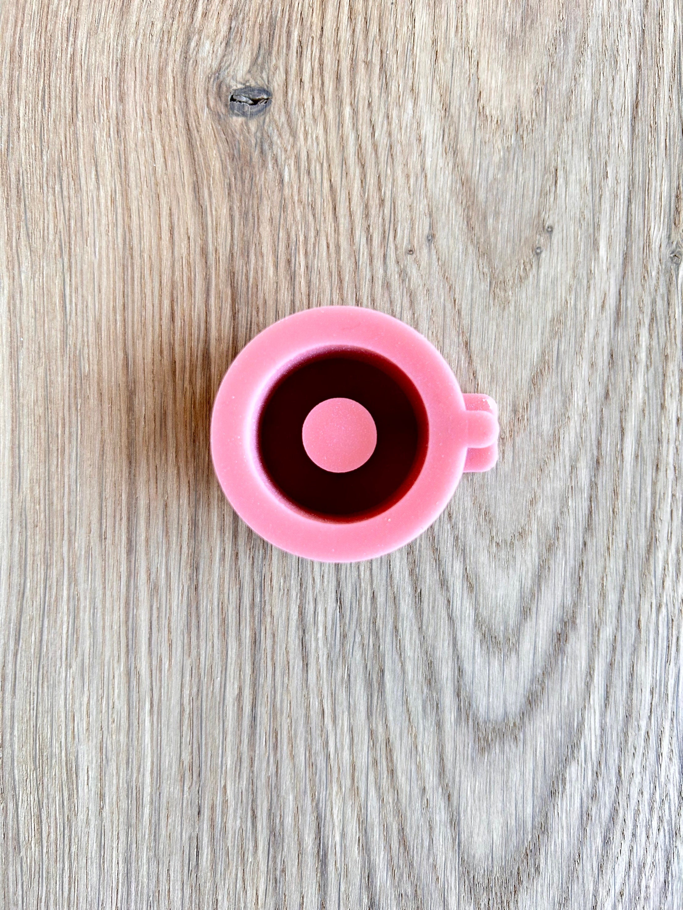 Silikon - Gießform - mini Baumstabkerzenhalter -