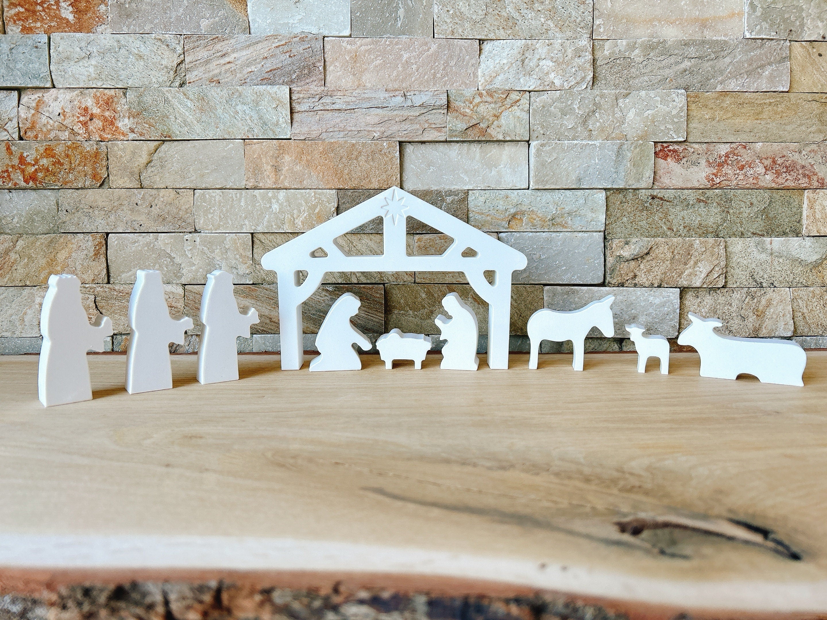 Silikon - Gießform - Weihnachtskrippe - Krippe - Weihnachten -