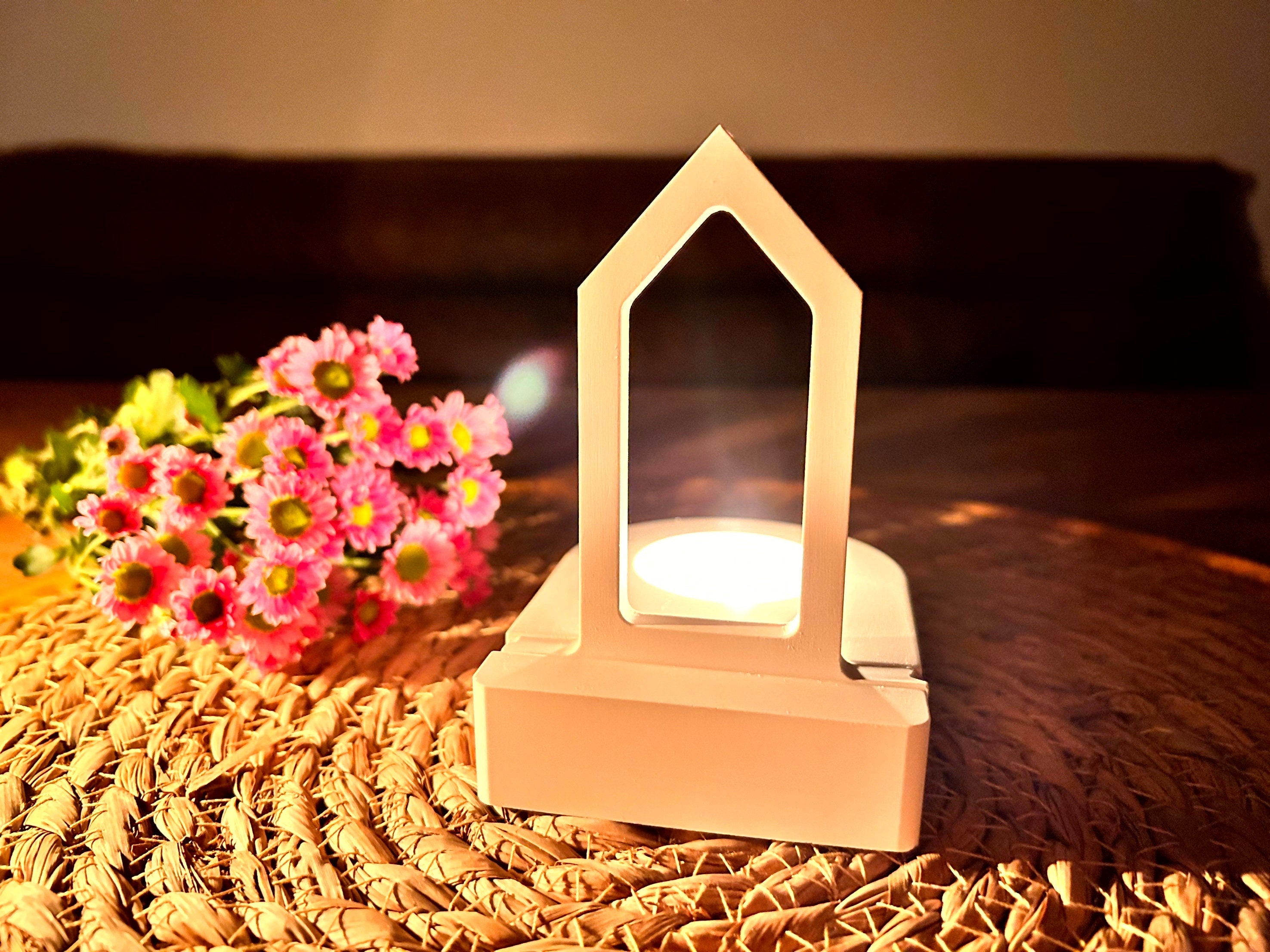 Silikon - Gießform - schmales Haus Einschieber für unseren Teelichthalter  -