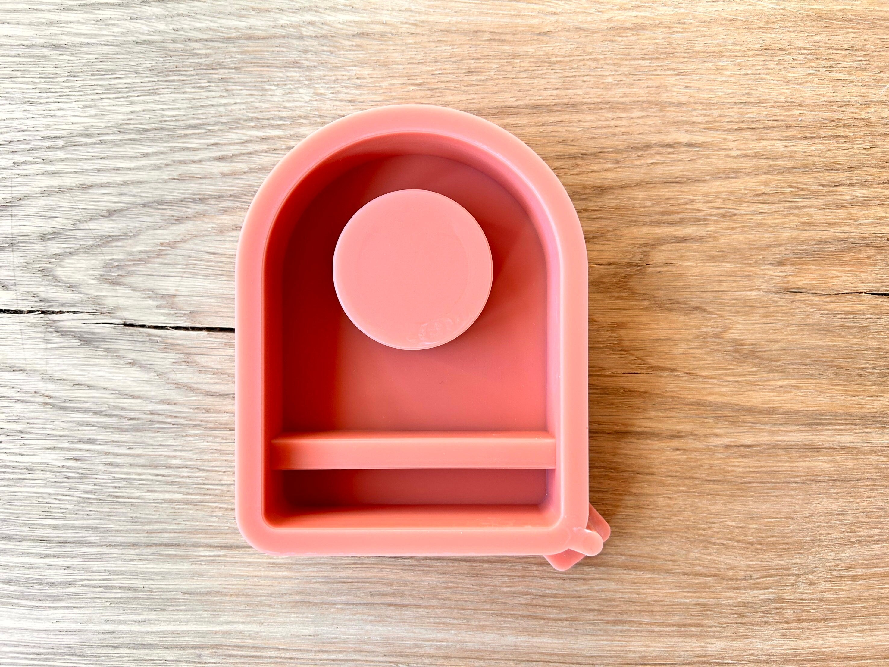 Silikon - Gießform - Teelichthalter mit Einschiebeöffnung - Grundform -