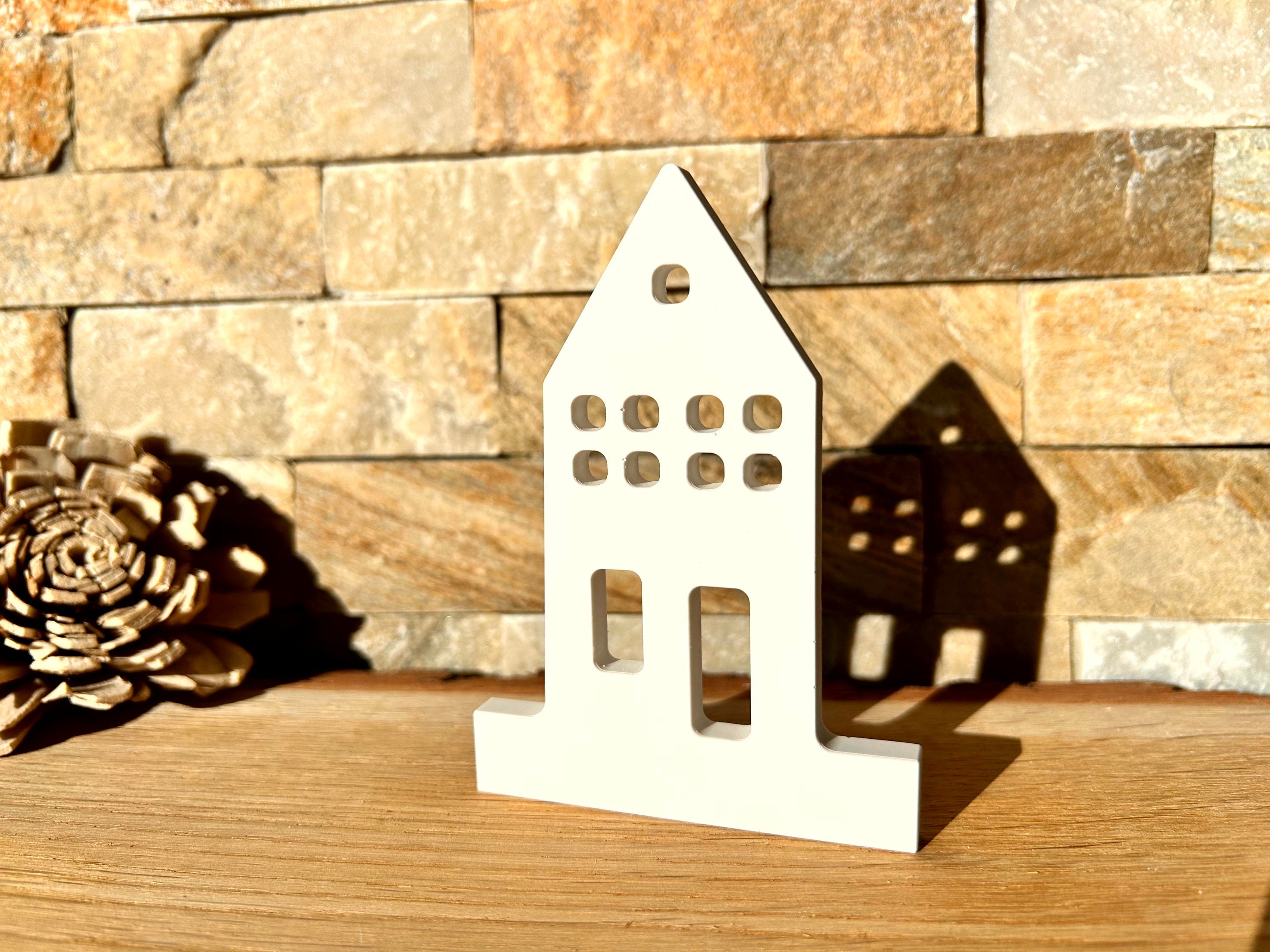 Silikon - Gießform - Lichthaus Einschieber für unseren Teelichthalter  -