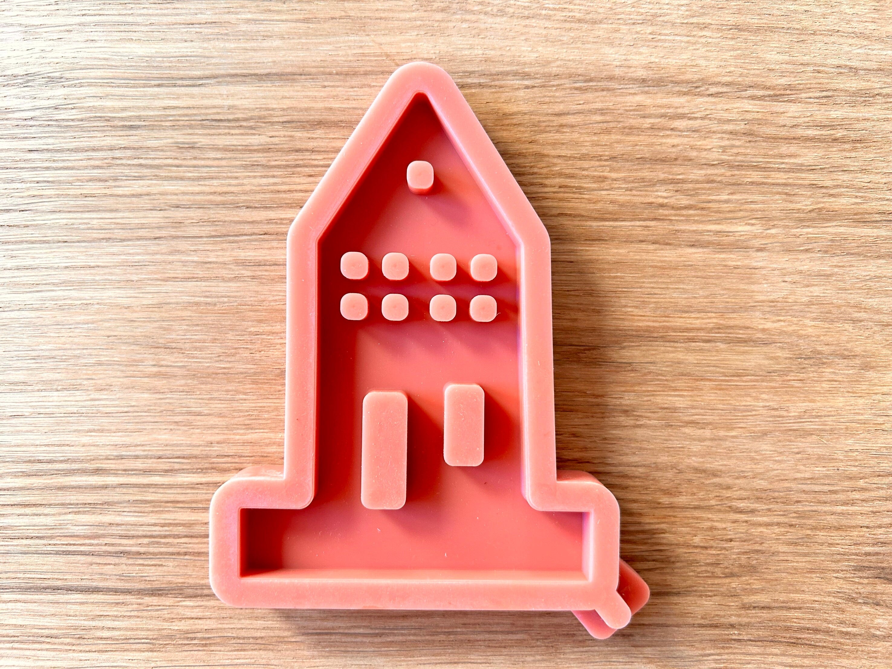 Silikon - Gießform - Lichthaus Einschieber für unseren Teelichthalter  -