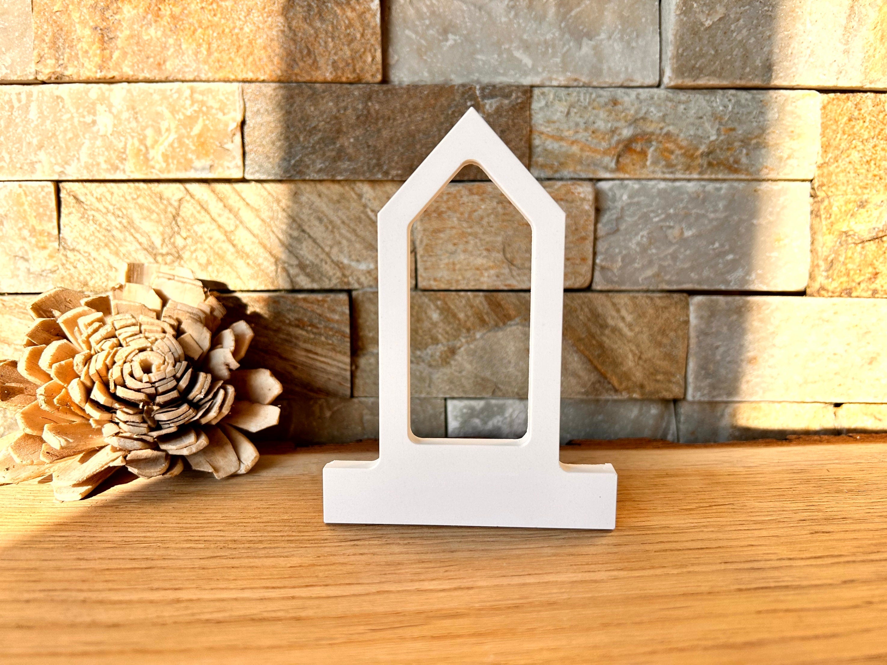 Silikon - Gießform - schmales Haus Einschieber für unseren Teelichthalter  -