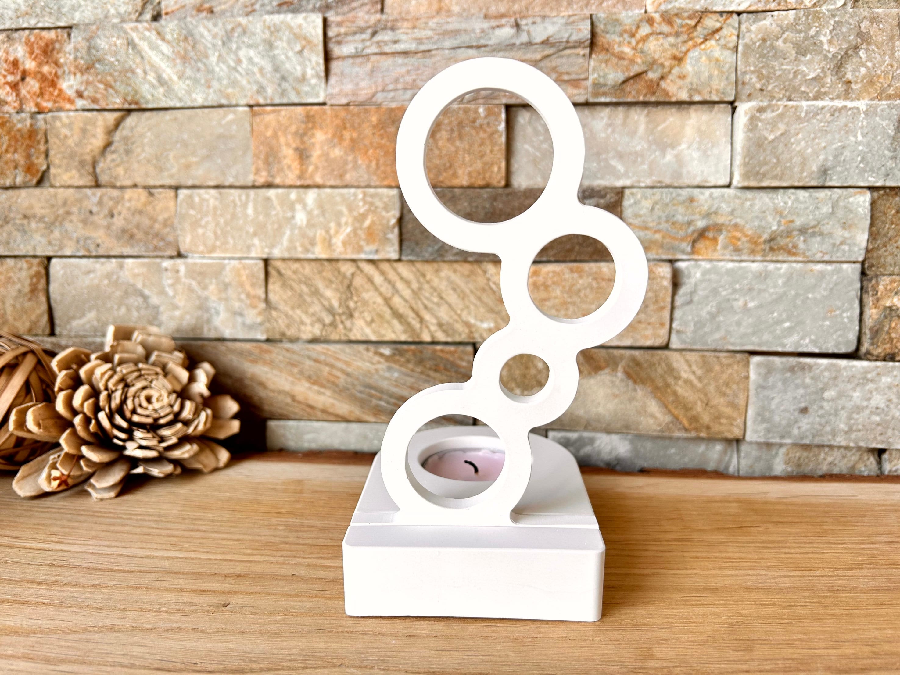 Silikon - Gießform - Ringe Einschieber für unseren Teelichthalter -