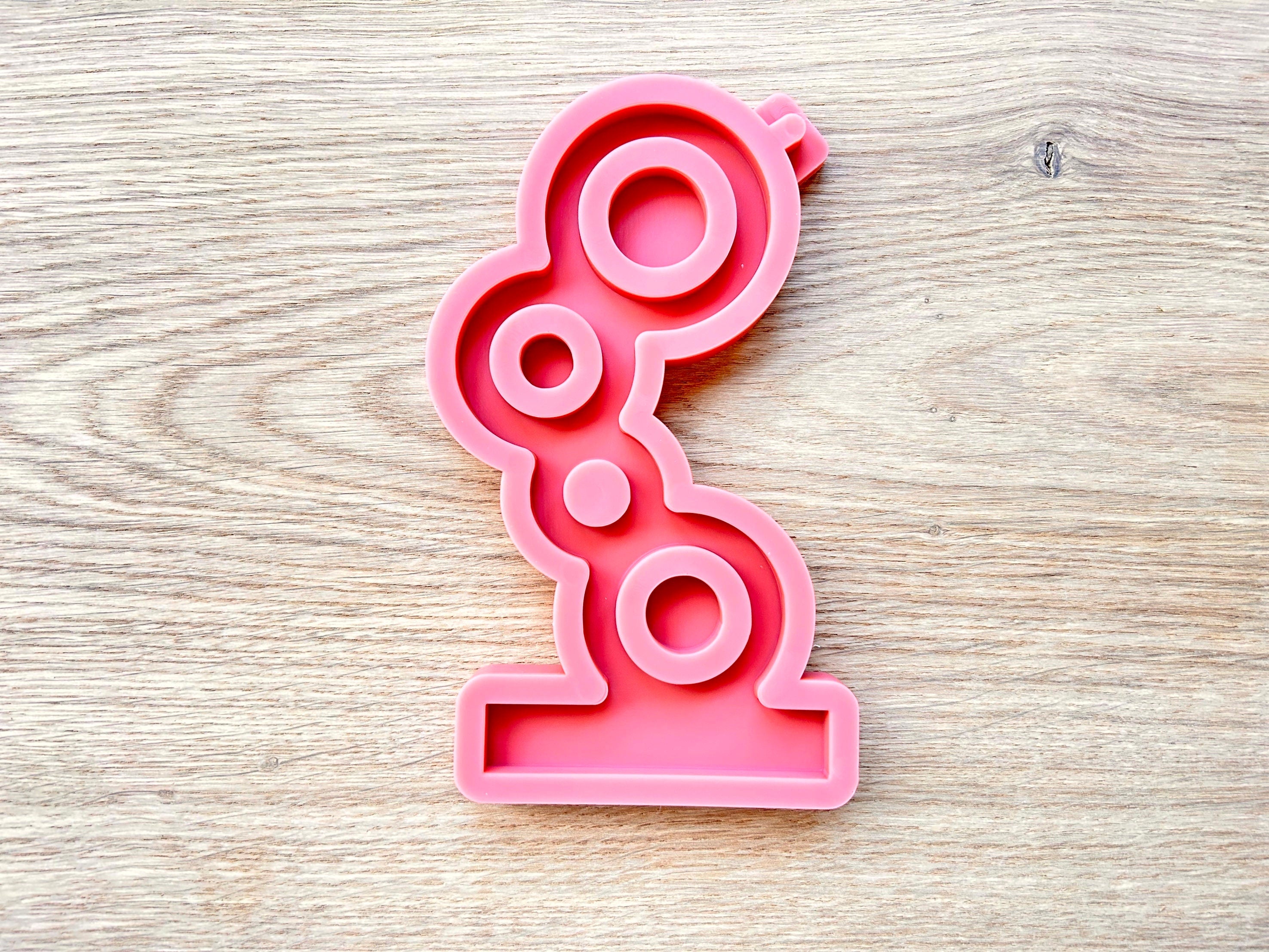 Silikon - Gießform - Ringe Einschieber für unseren Teelichthalter -