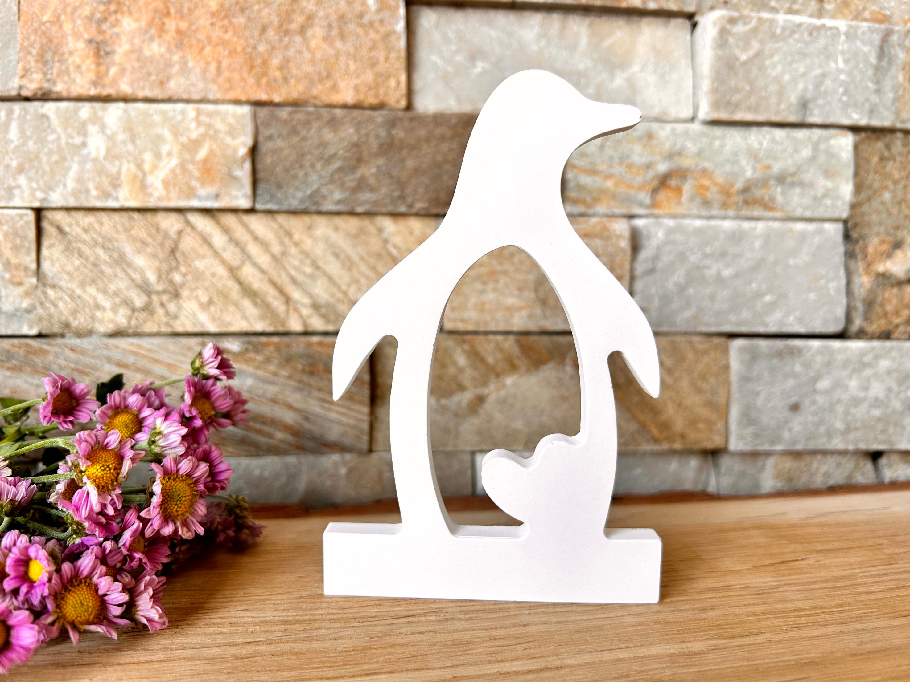Silikon - Gießform - Pinguin für unseren Teelichthalter -