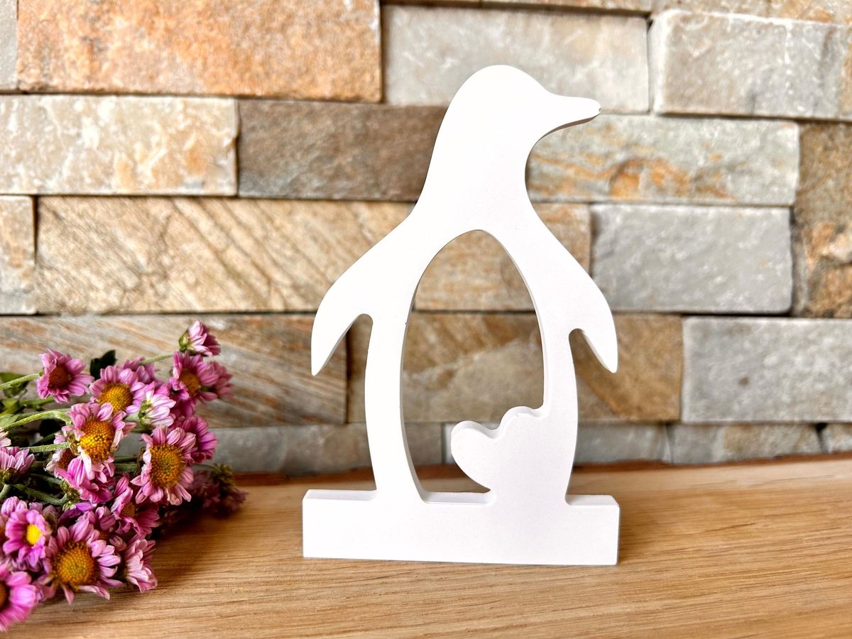 Silikon Gießform Pinguin für unseren Teelichthalter – Kerzenhalter – Ansicht 3