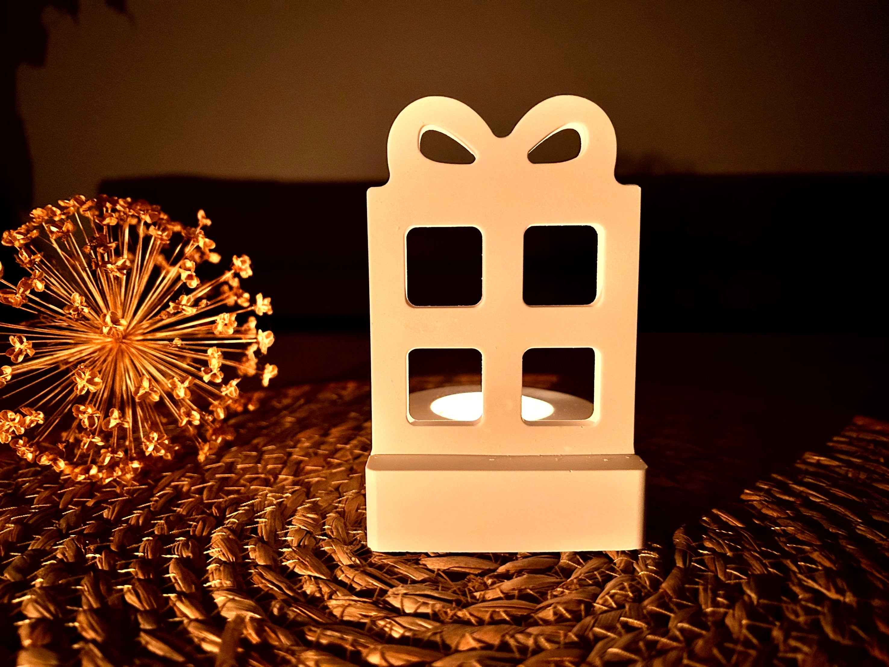 Silikon - Gießform - Geschenk Einschieber für unseren Teelichthalter  -