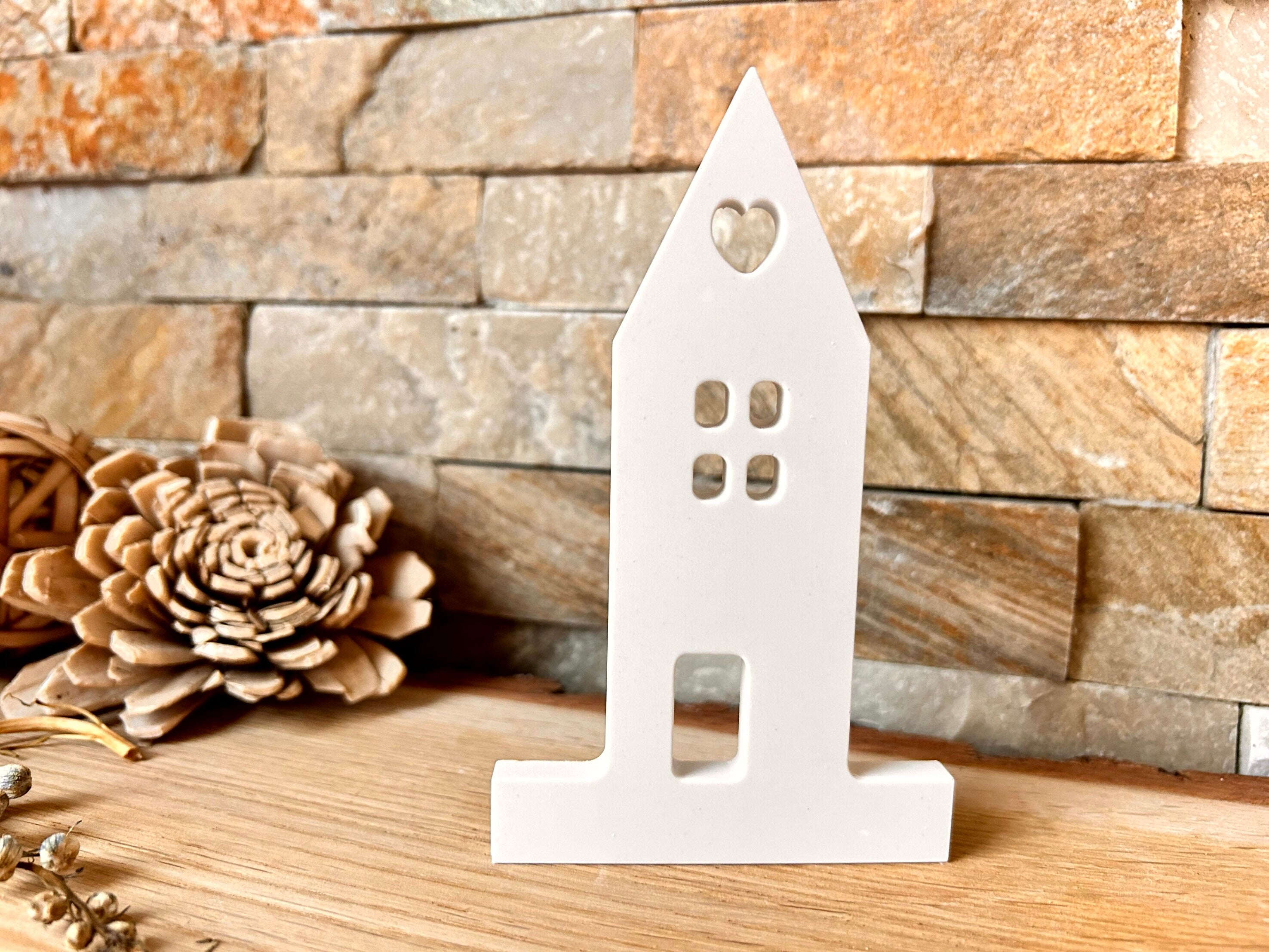 Silikon - Gießform - Lichthausherz Einschieber für unseren Teelichthalter -