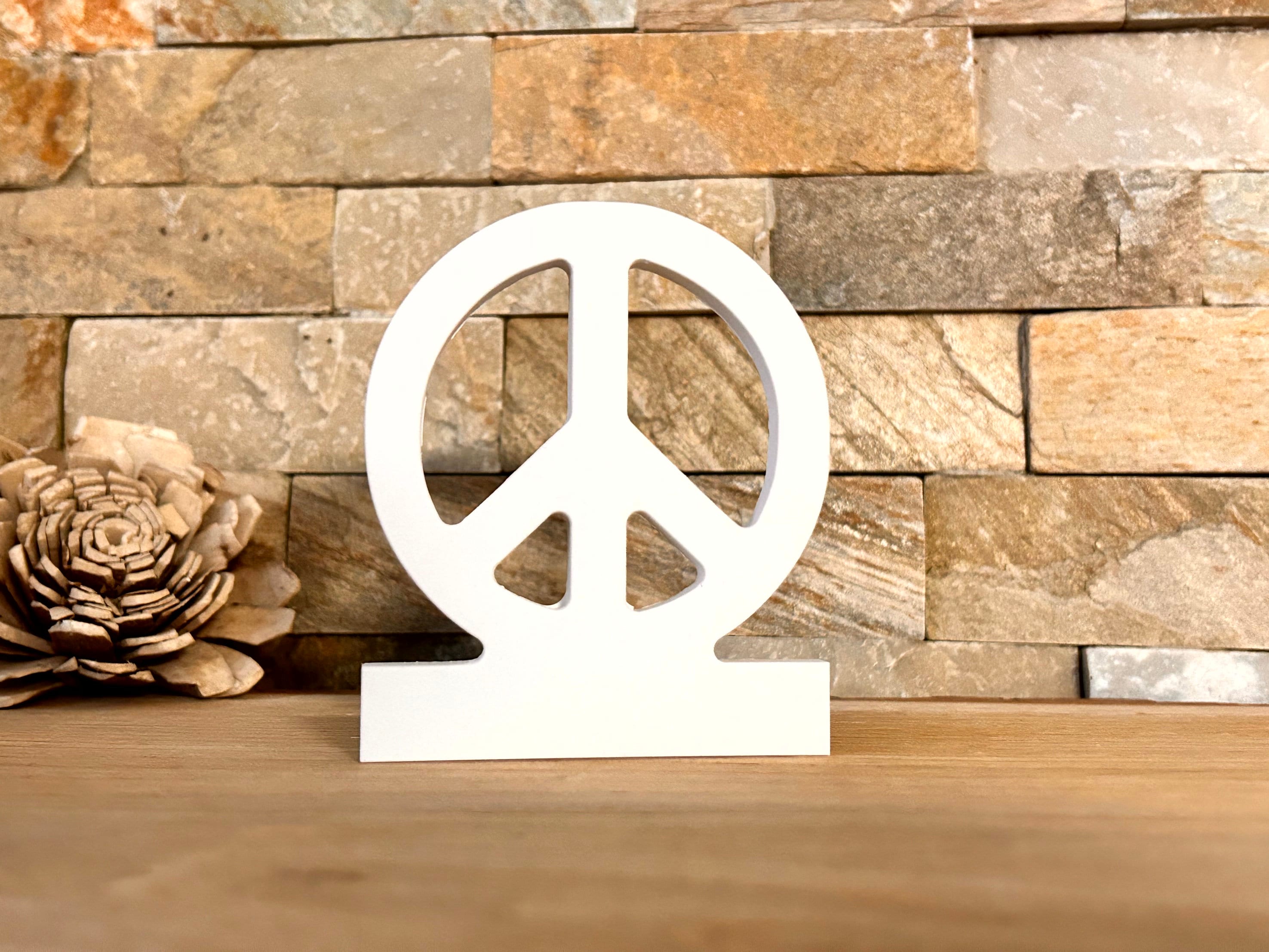 Silikon - Gießform - Peace Einschieber für unseren Teelichthalter -