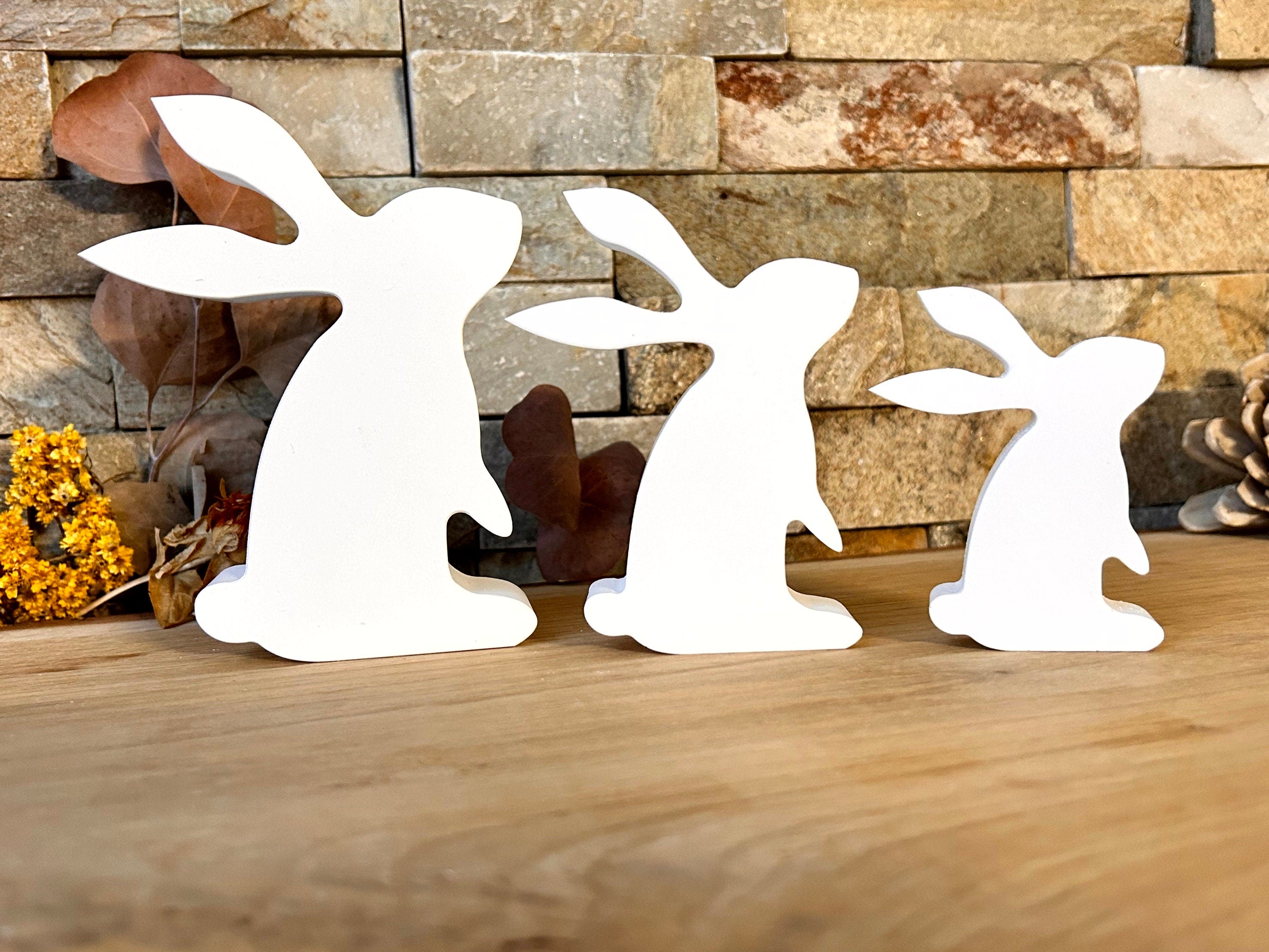 Silikon - Gießform  - Hase stehend -