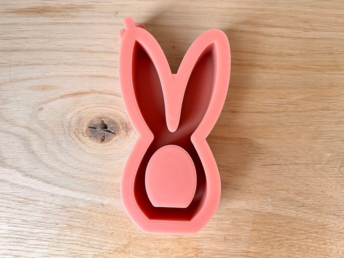 Silikon Gießform Hase offen – Tiere – Ansicht 3