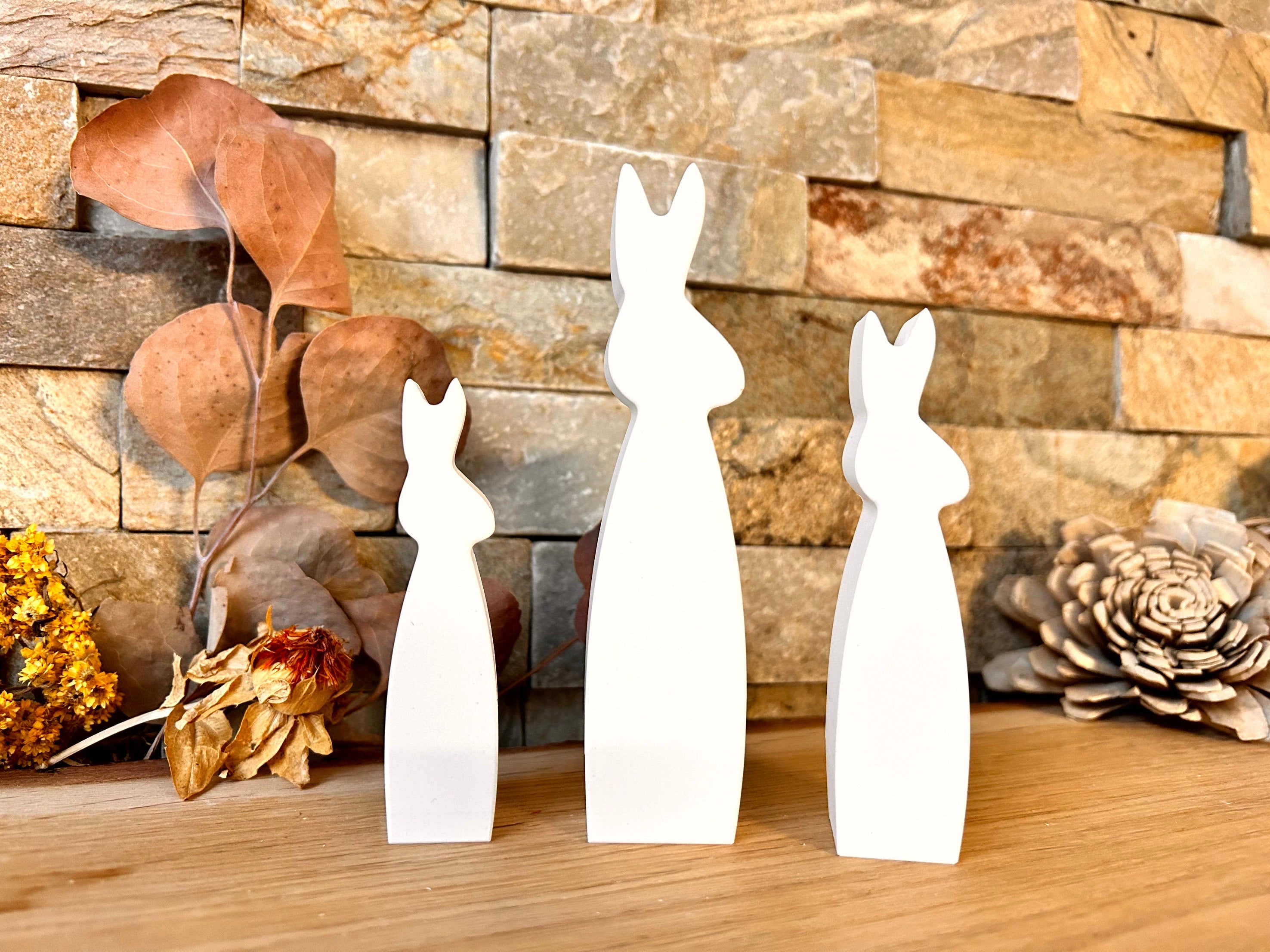 Silikon - Gießform - schmale Hase -