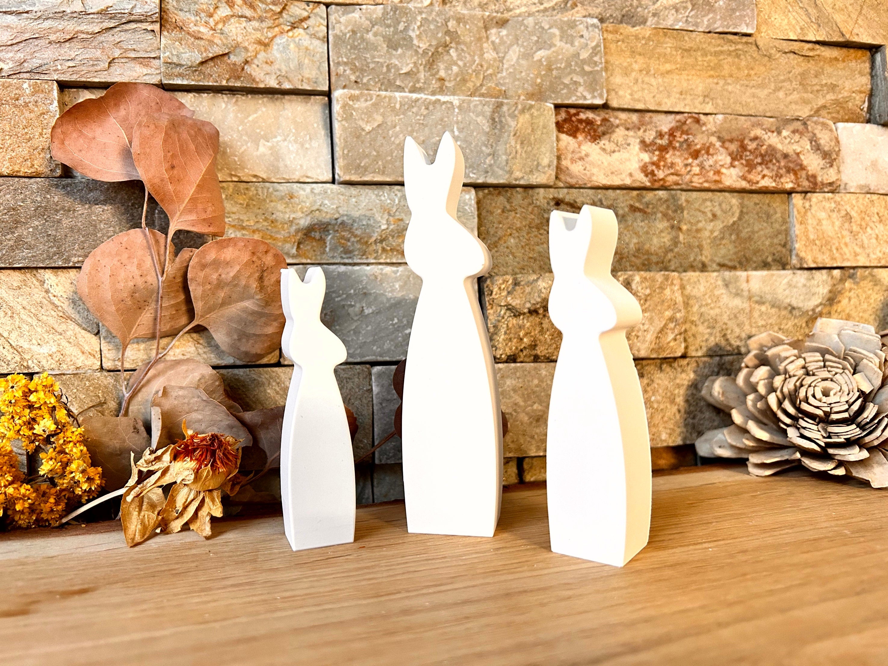 Silikon - Gießform - schmale Hase -