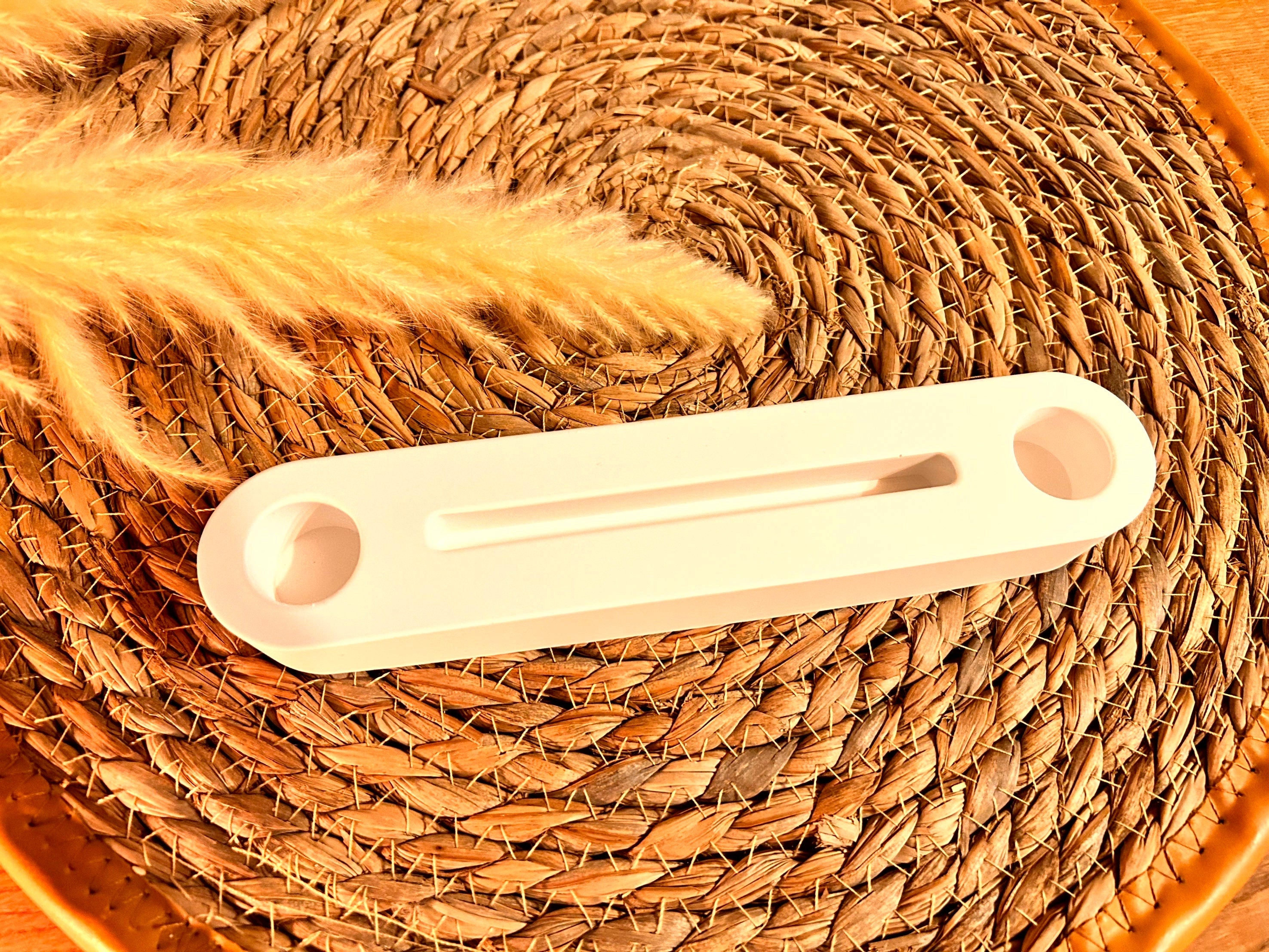 Silikon - Gießform - großer Stabkerzenhalter mit Einschiebeöffnung - Grundform -