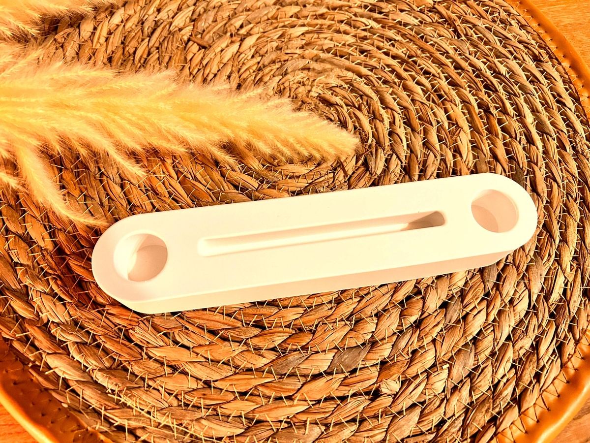 Silikon Gießform großer Stabkerzenhalter mit Einschiebeöffnung Grundform – Ansicht 6