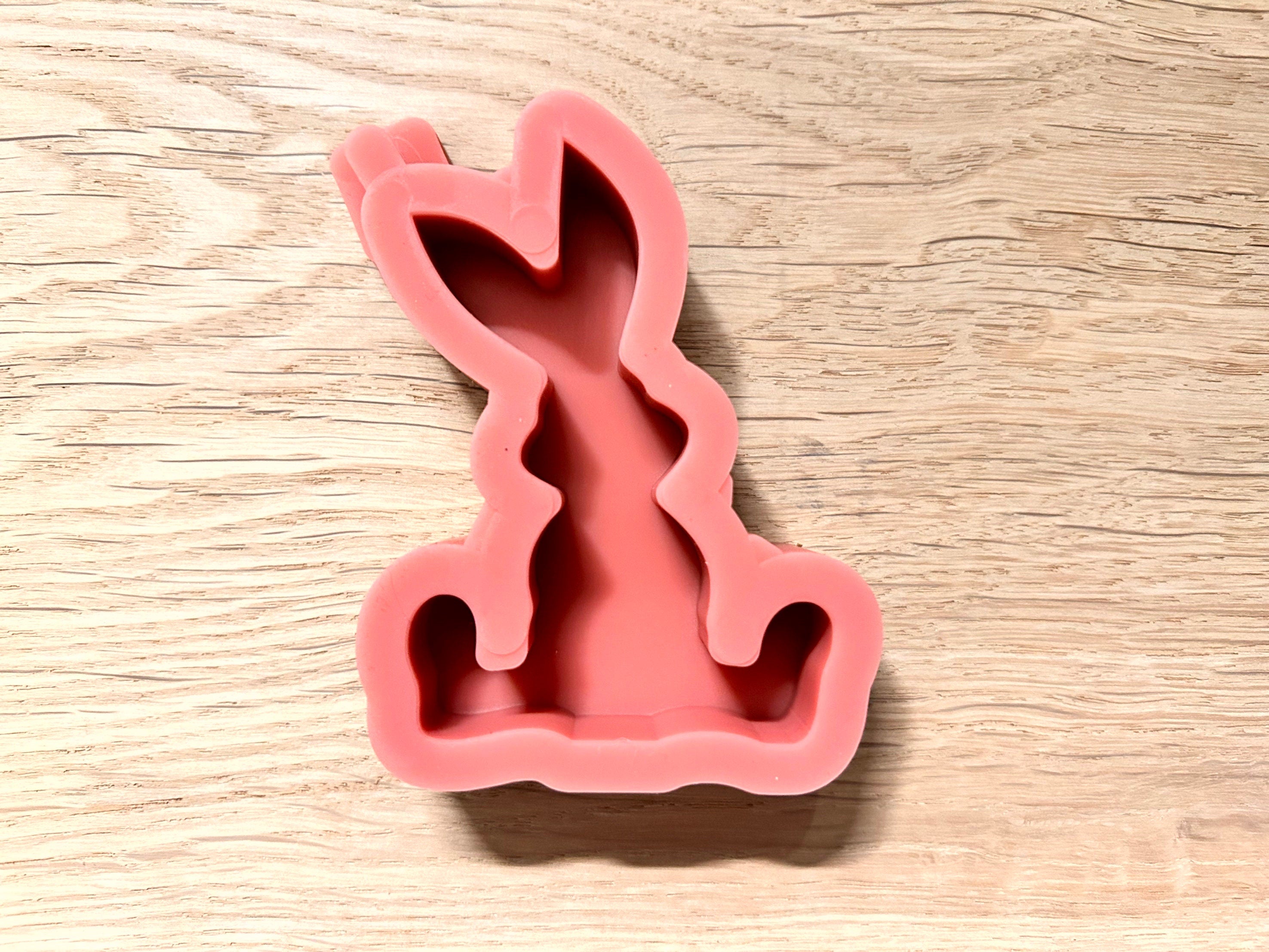 Silikon - Gießform - Hase sitzend -