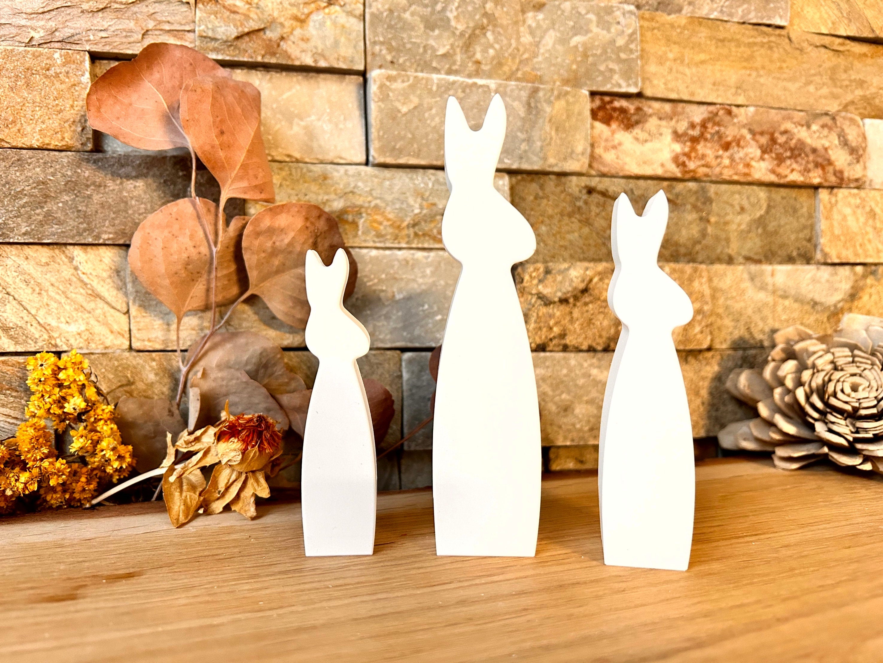 Silikon - Gießform - schmale Hase -
