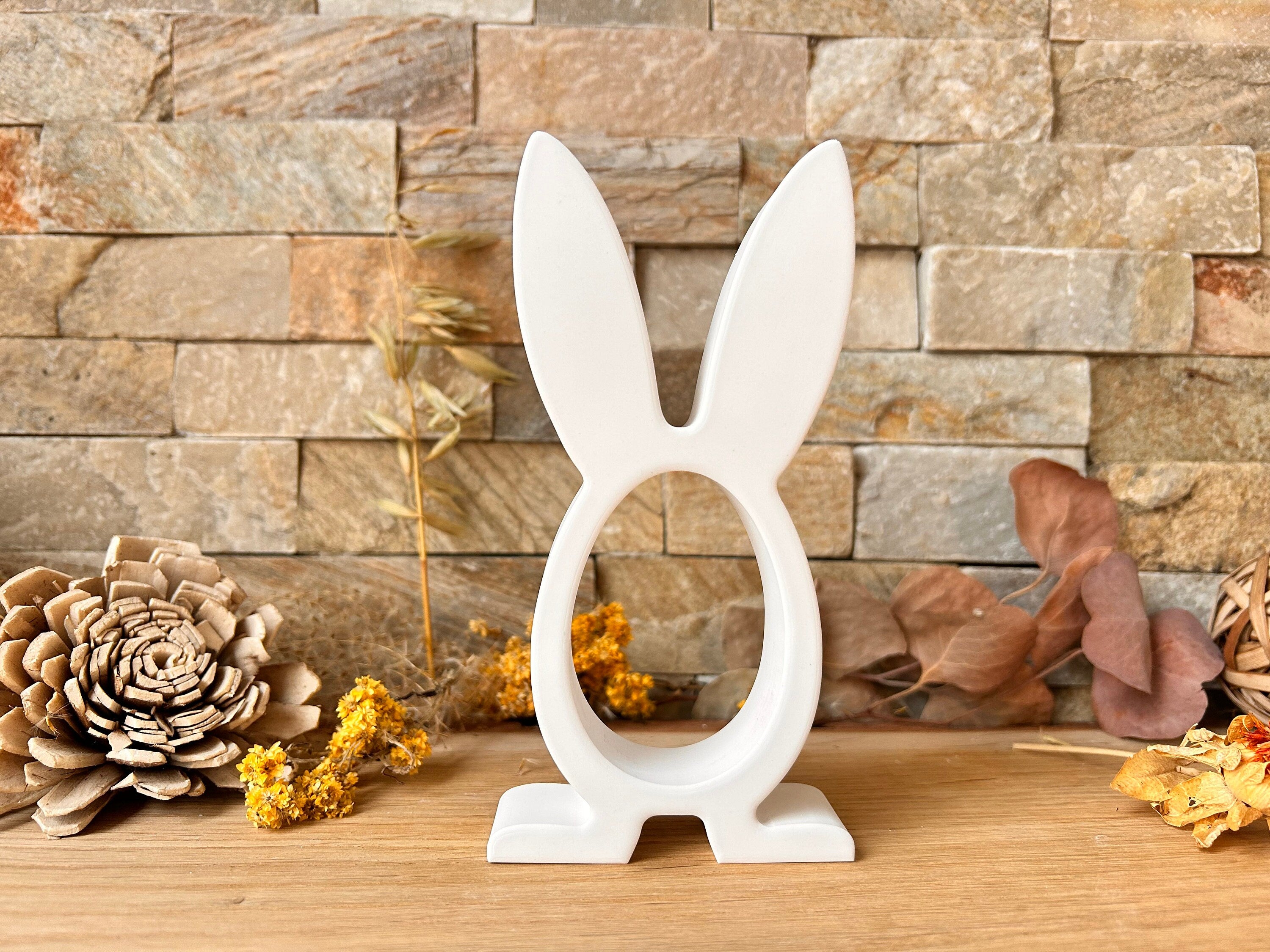 Silikon - Gießform - Hase offen mit Füßen - Überraschungsei - Schokoladenhalter -