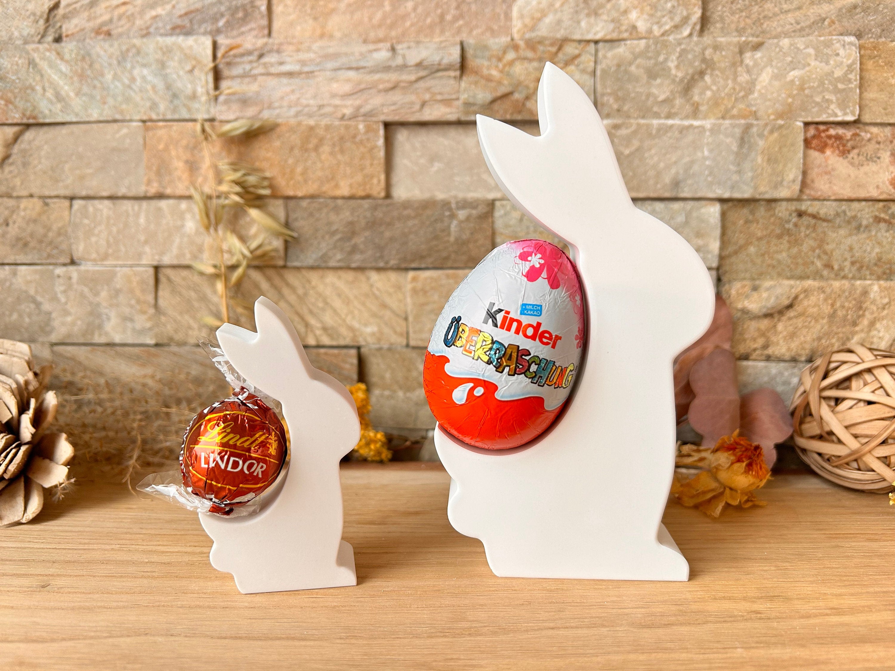 Silikon - Gießform - Hase Eierträger- Überraschungsei - Schokoladenhalter -