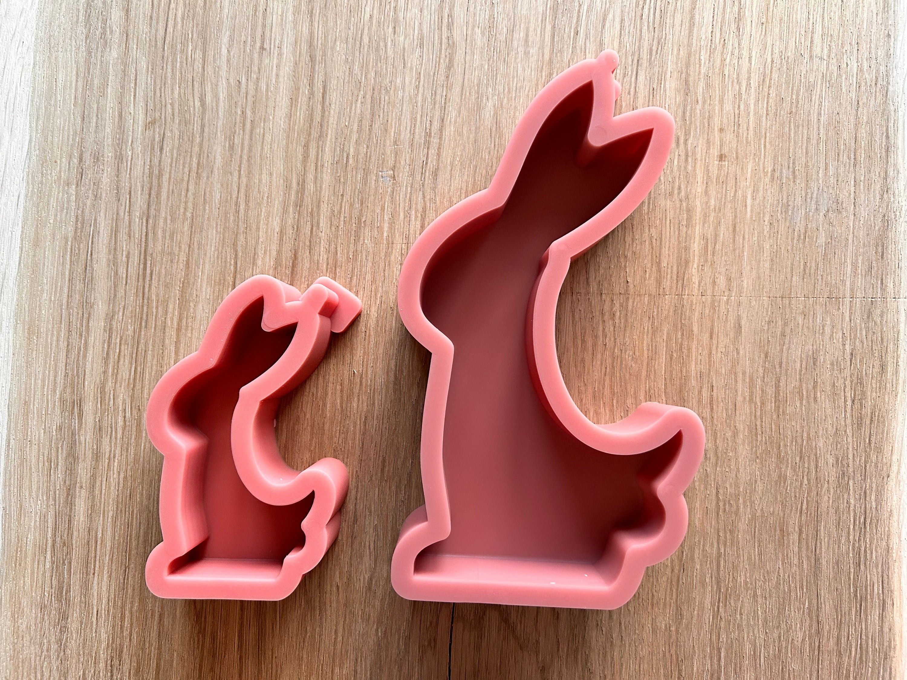 Silikon - Gießform - Hase Eierträger- Überraschungsei - Schokoladenhalter -