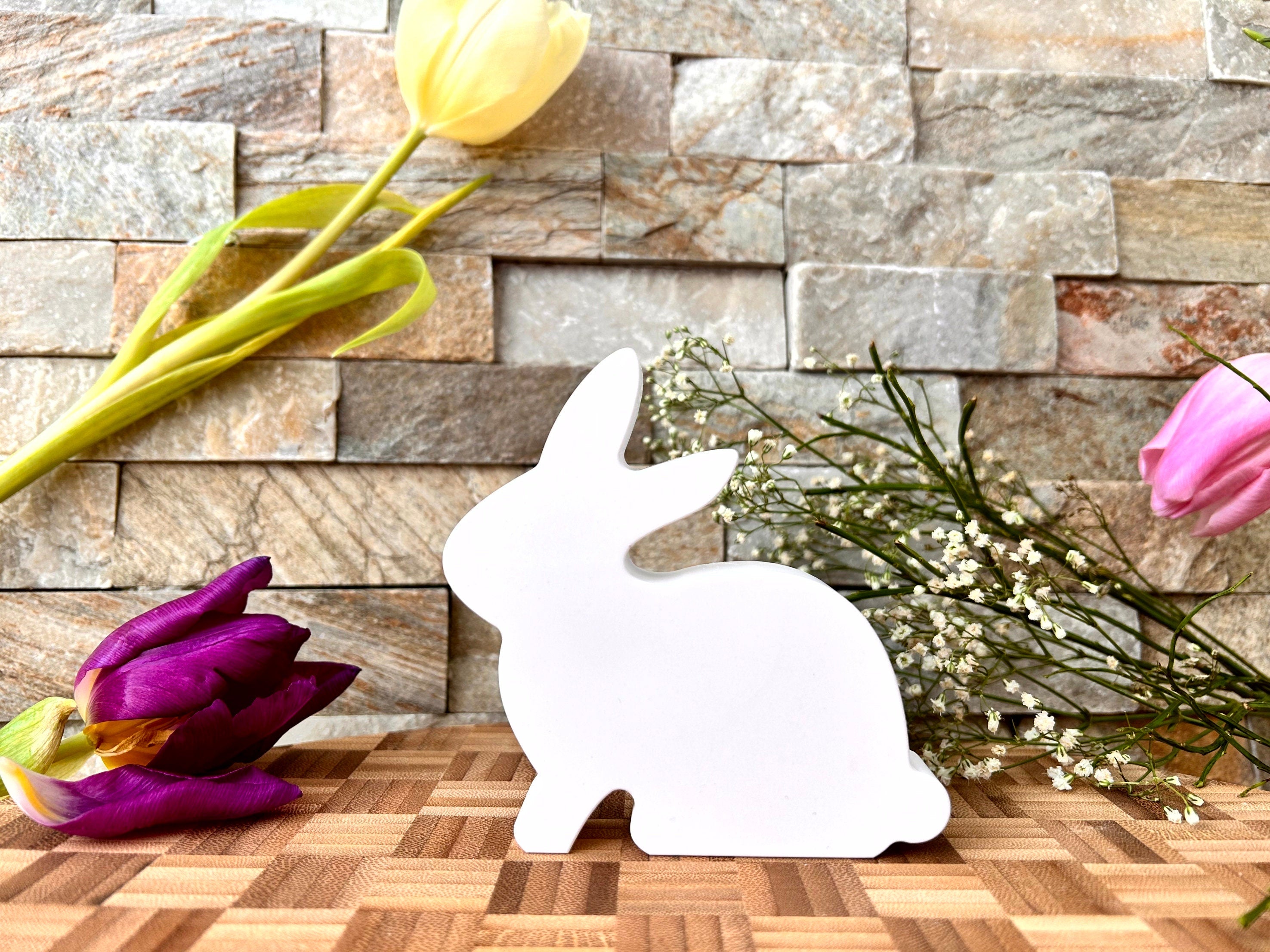 Silikon - Gießform - Karnickel sitzend -