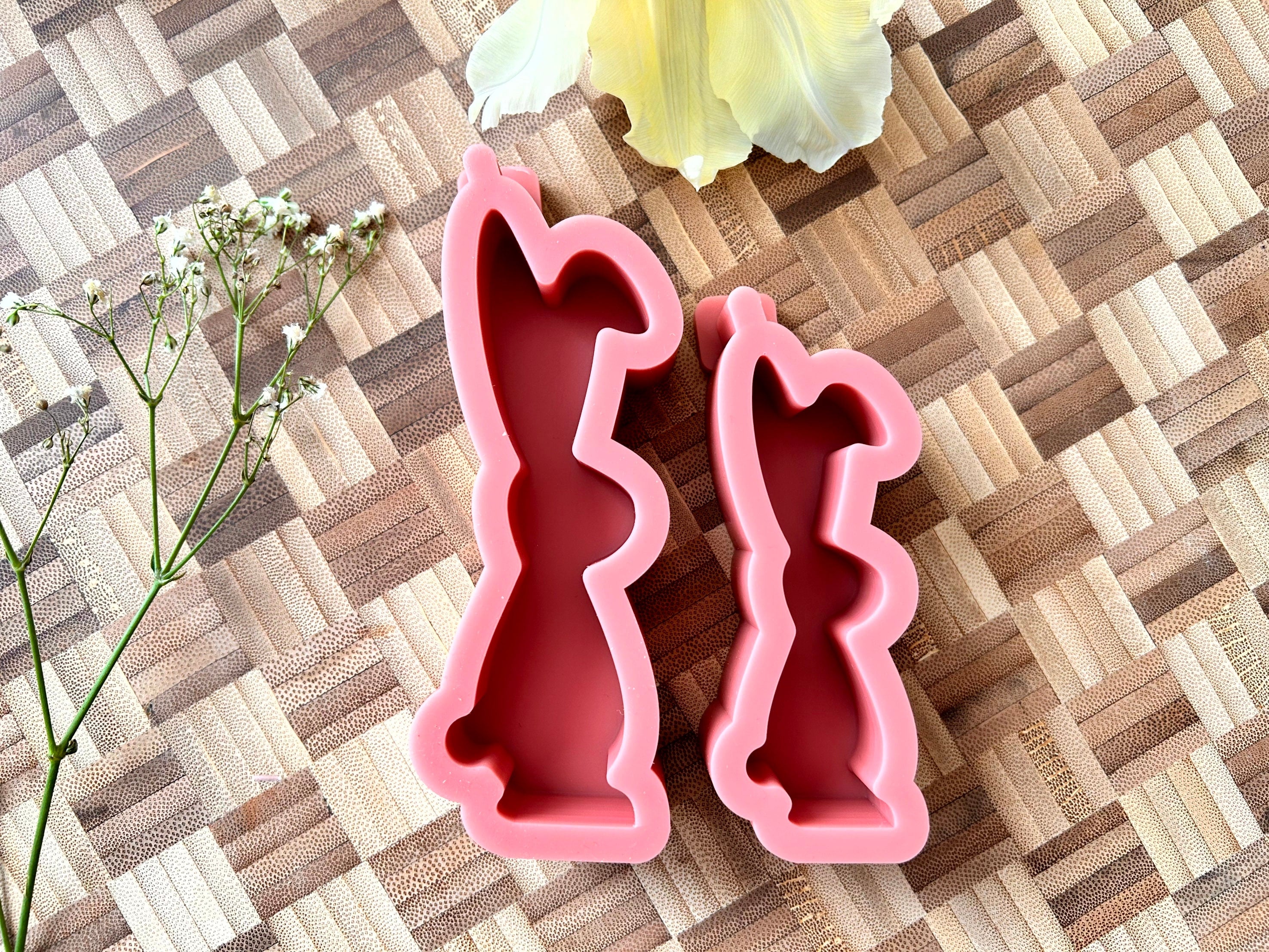 Silikon - Gießform - cooler Hase -