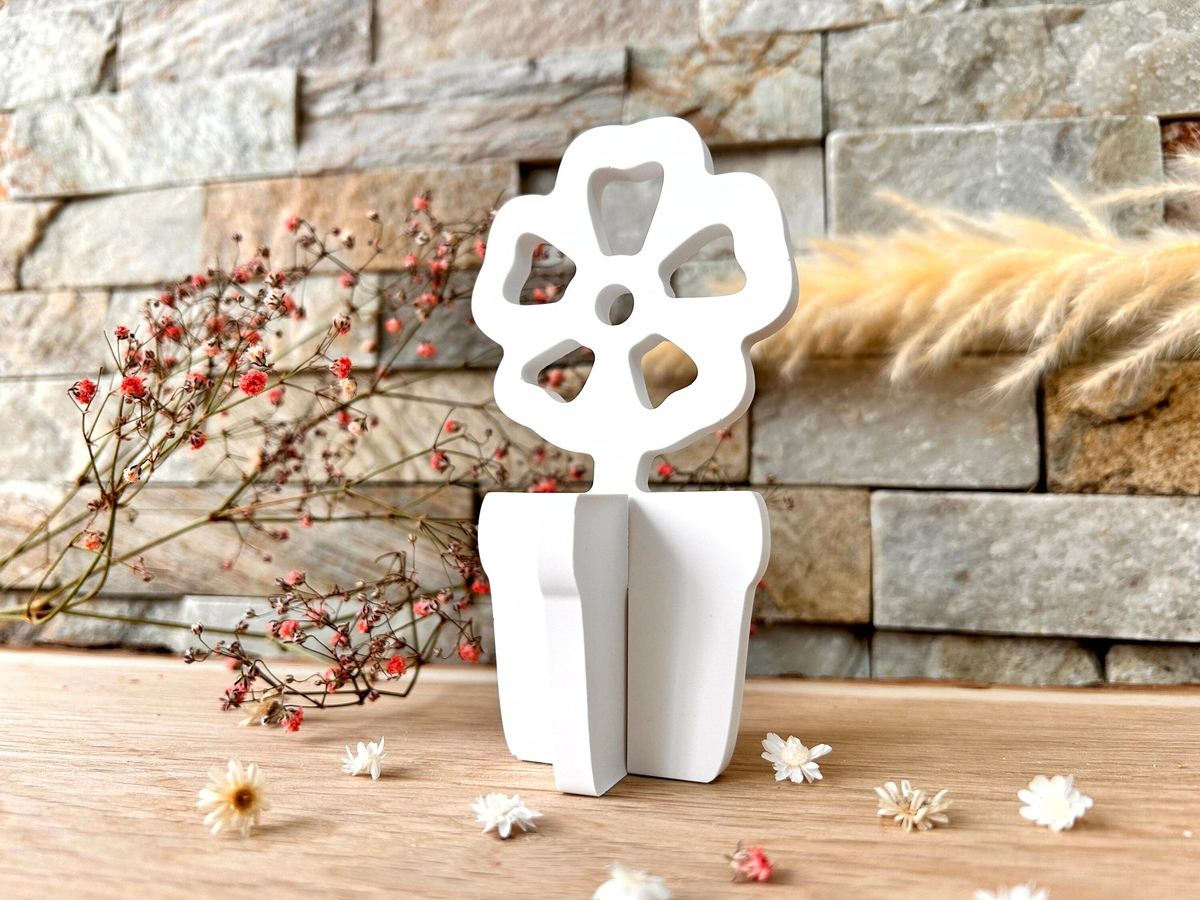 Silikon Gießform Blumentopf Blume 1 – Ansicht 3