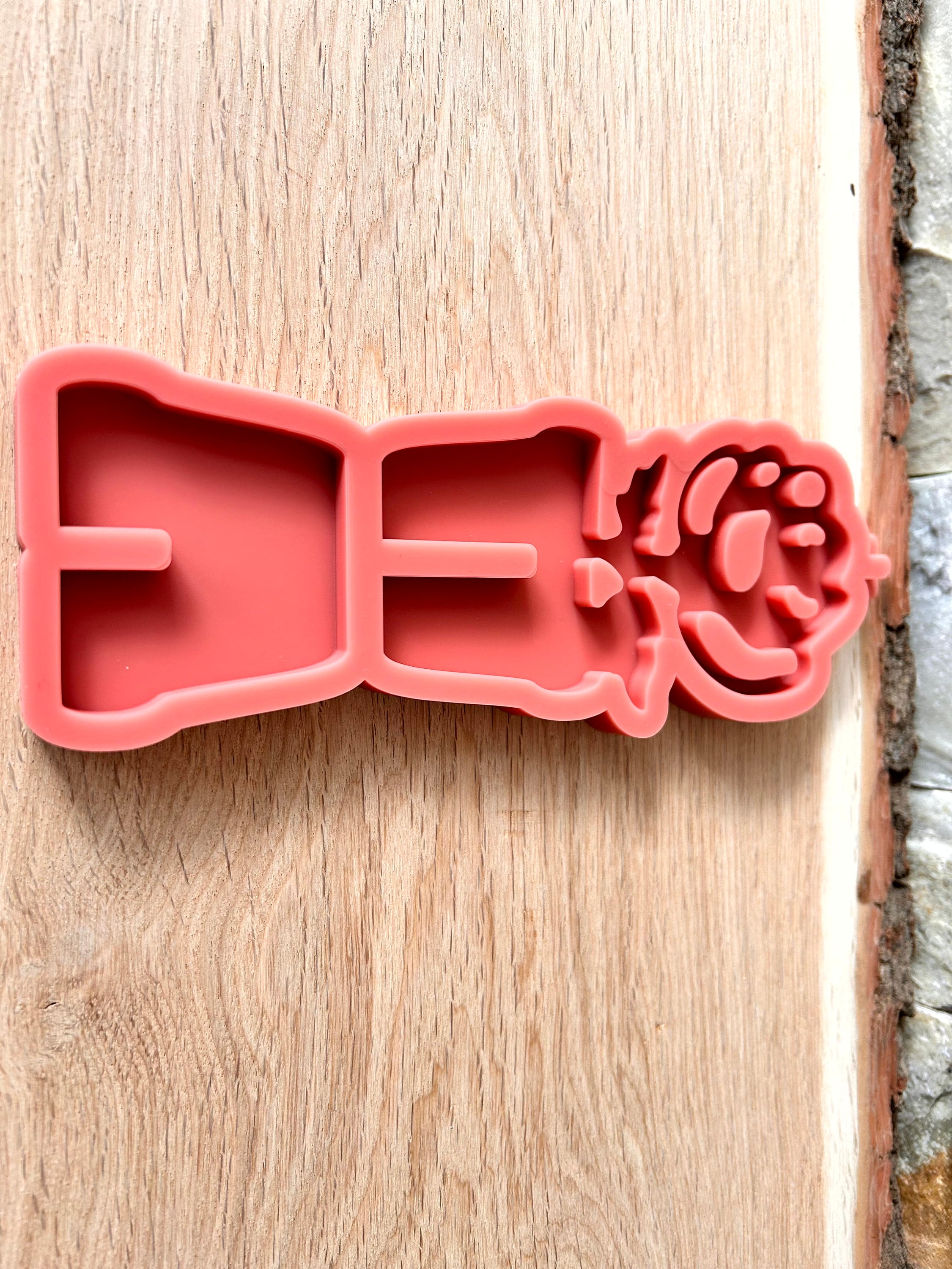 Silikon - Gießform - Blumentopf - Rose -