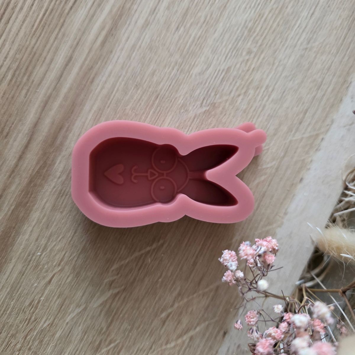 Silikon-Gießform Osterei mit Brille klein – Ansicht 2