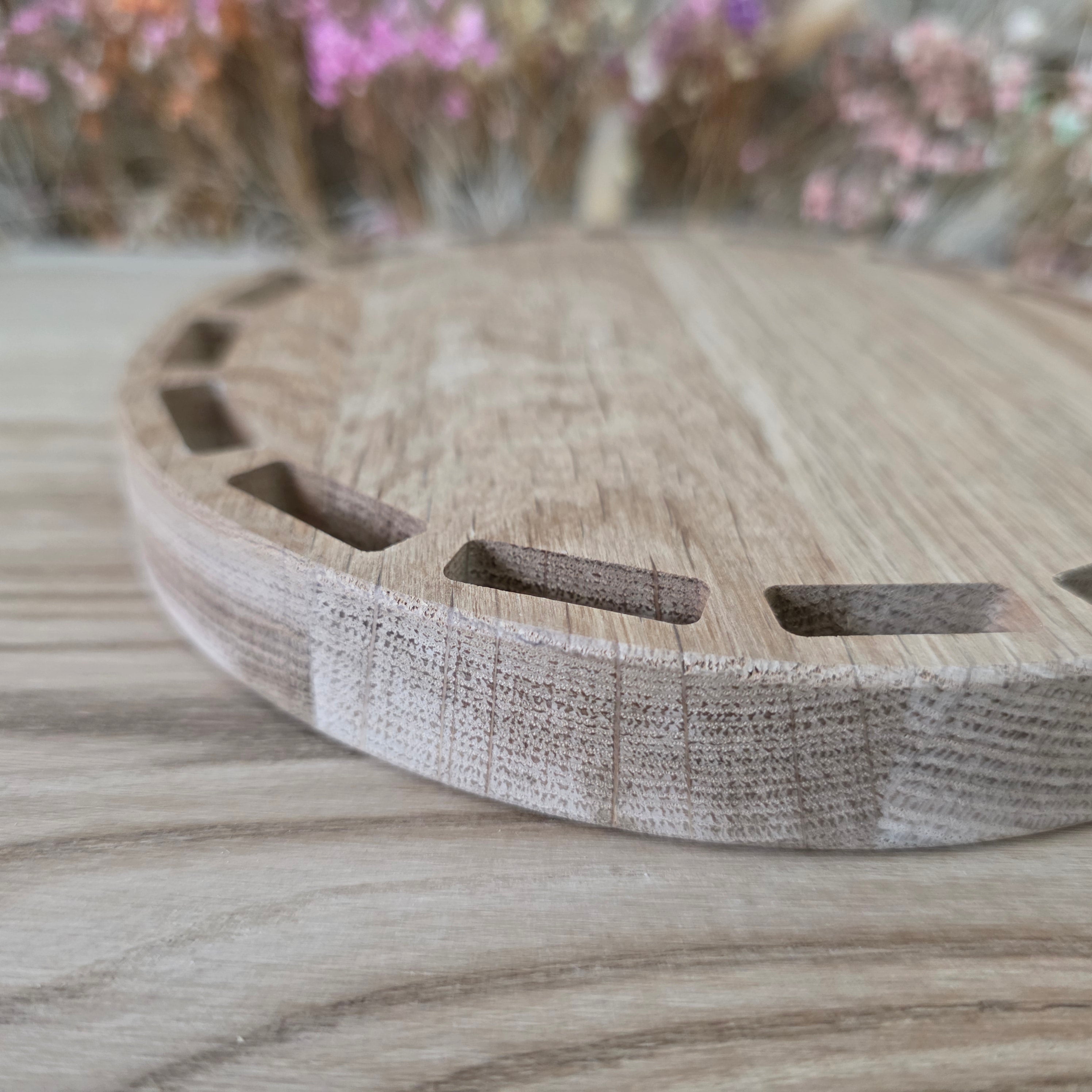 Eichenholzteller – entwickelt für unser Stecksystem