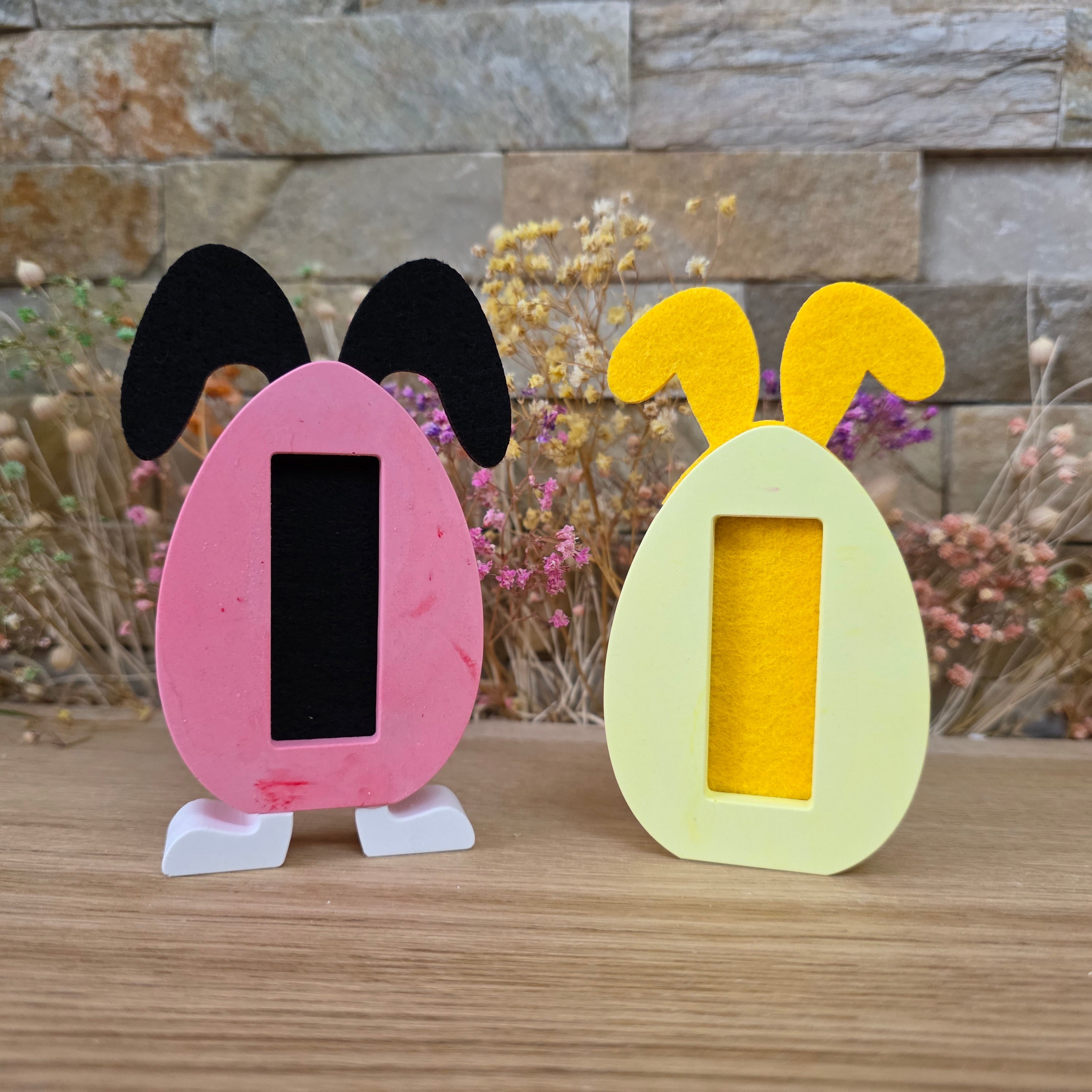 SteckEi groß – modulares Osterei mit Vlies-Ohren