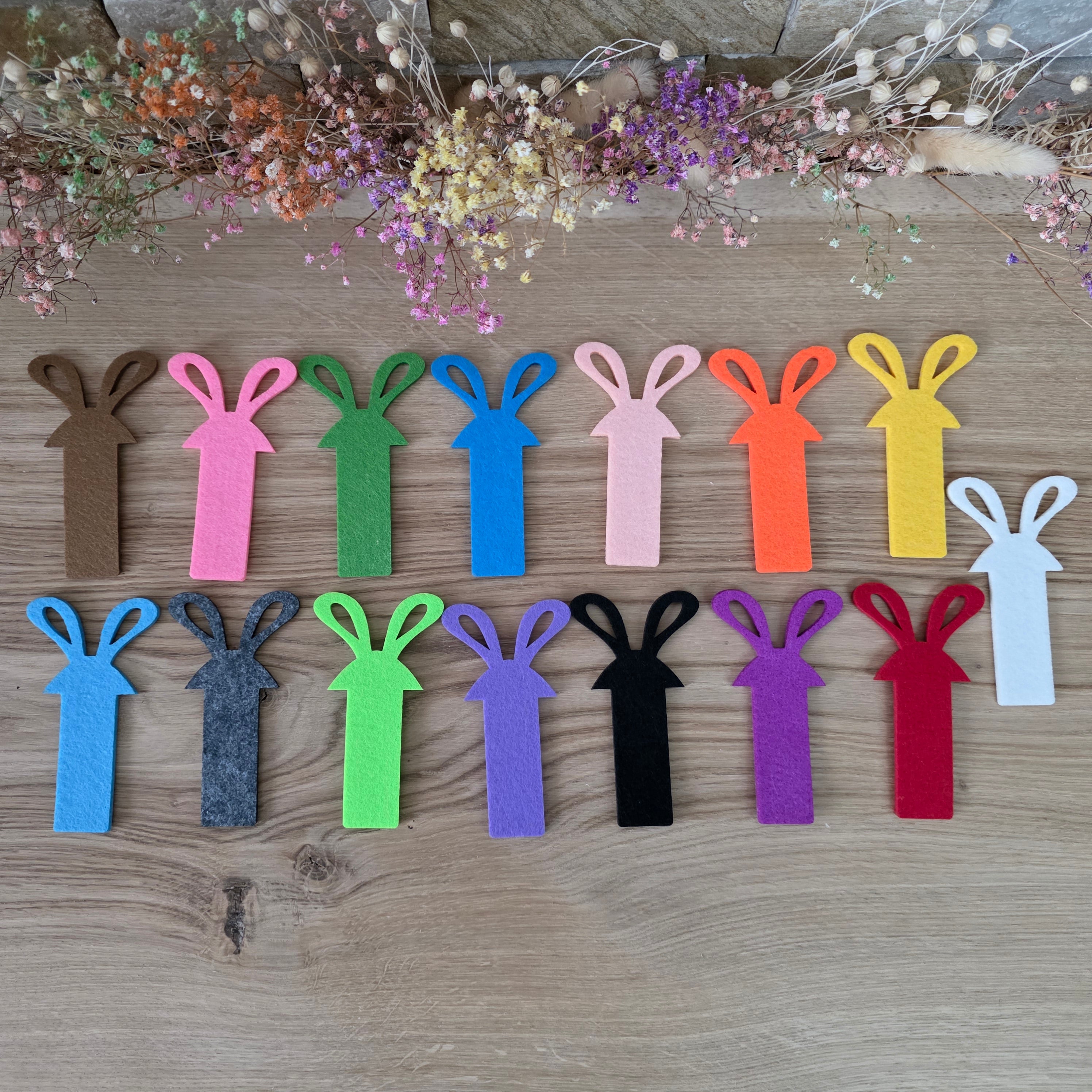 Vliesohren für SteckEi GROß – gemischtes Design (jedes Set ein Unikat)