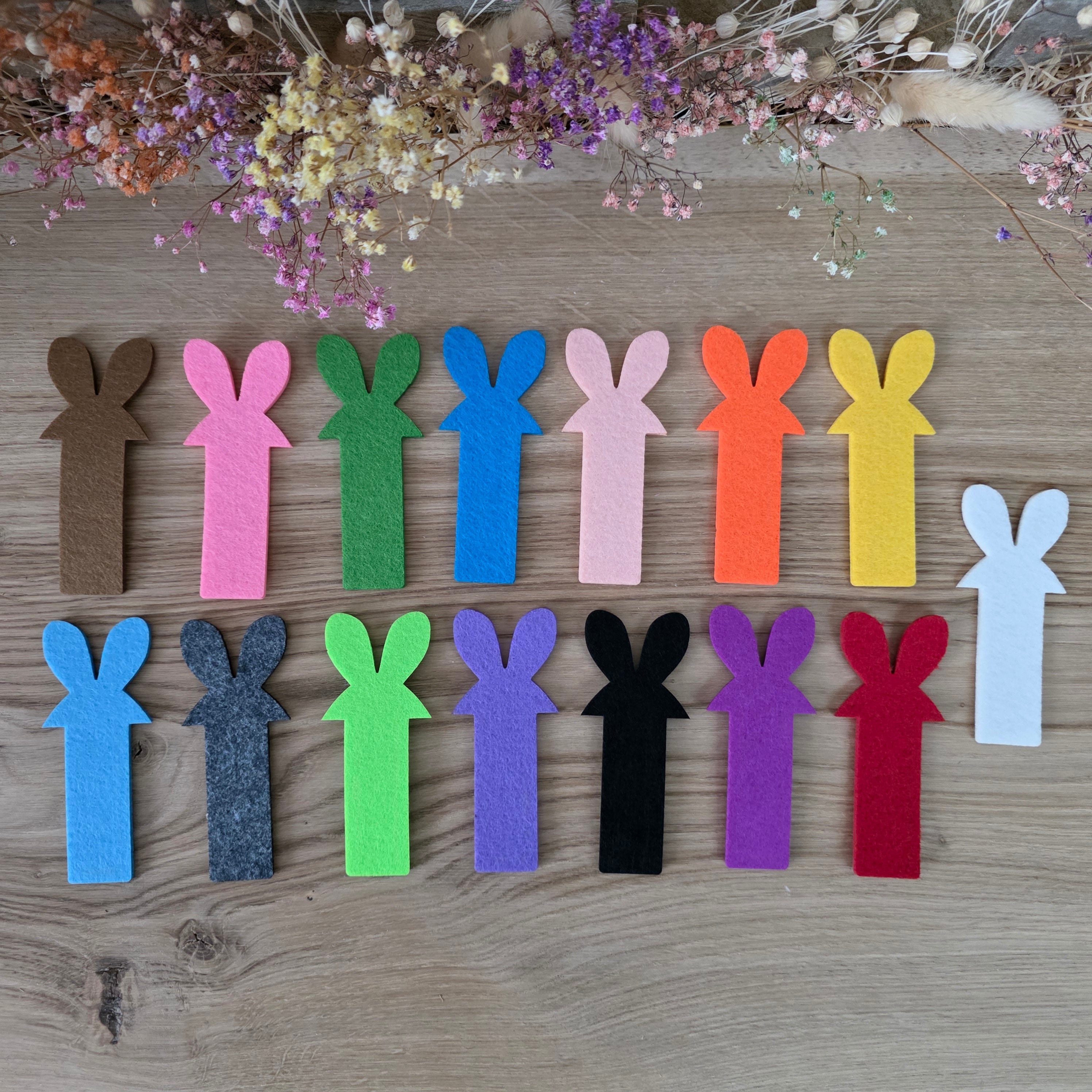 Vliesohren für SteckEi GROß – gemischtes Design (jedes Set ein Unikat)